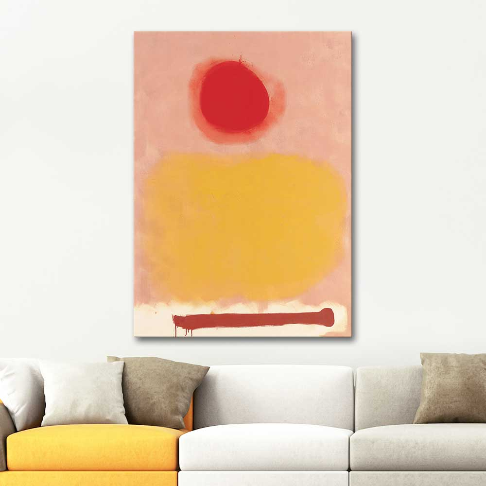 Adolph Gottlieb Biçimsiz Nesne Kanvas Tablo