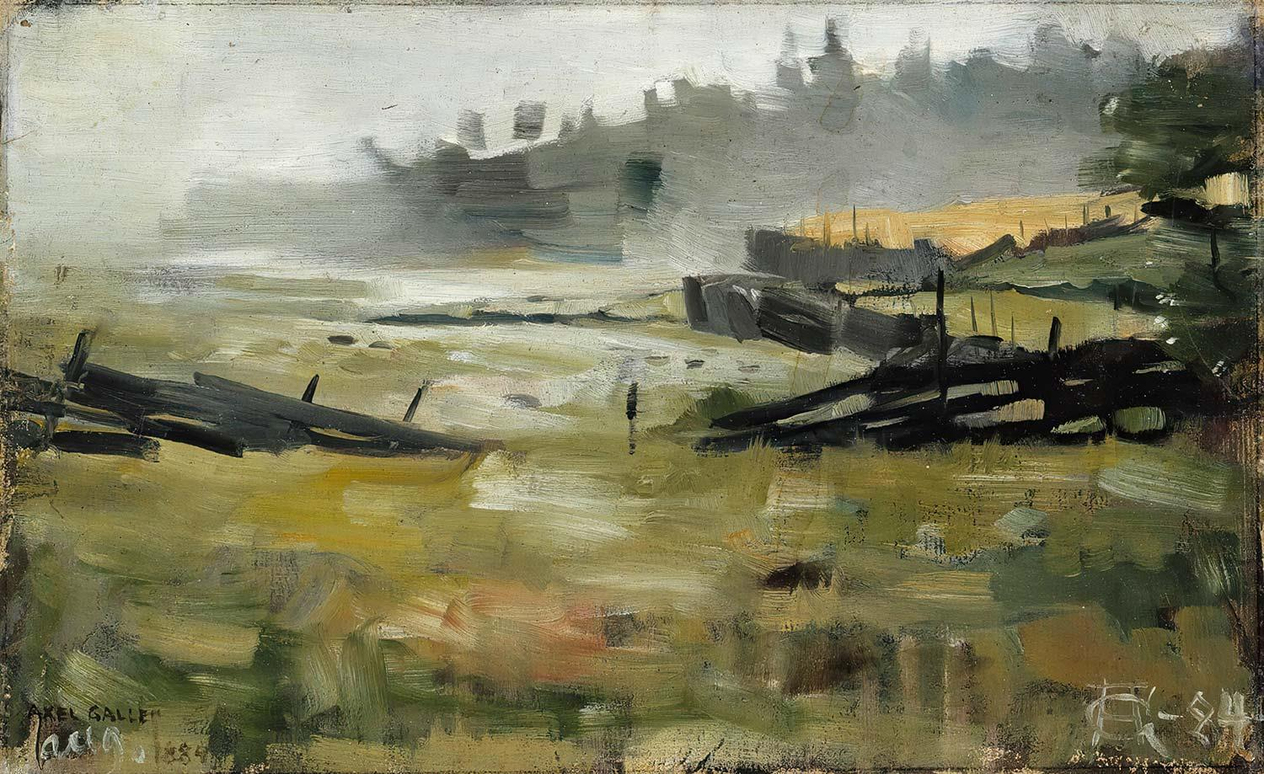 Misty Landscape by Akseli Gallen Kallela