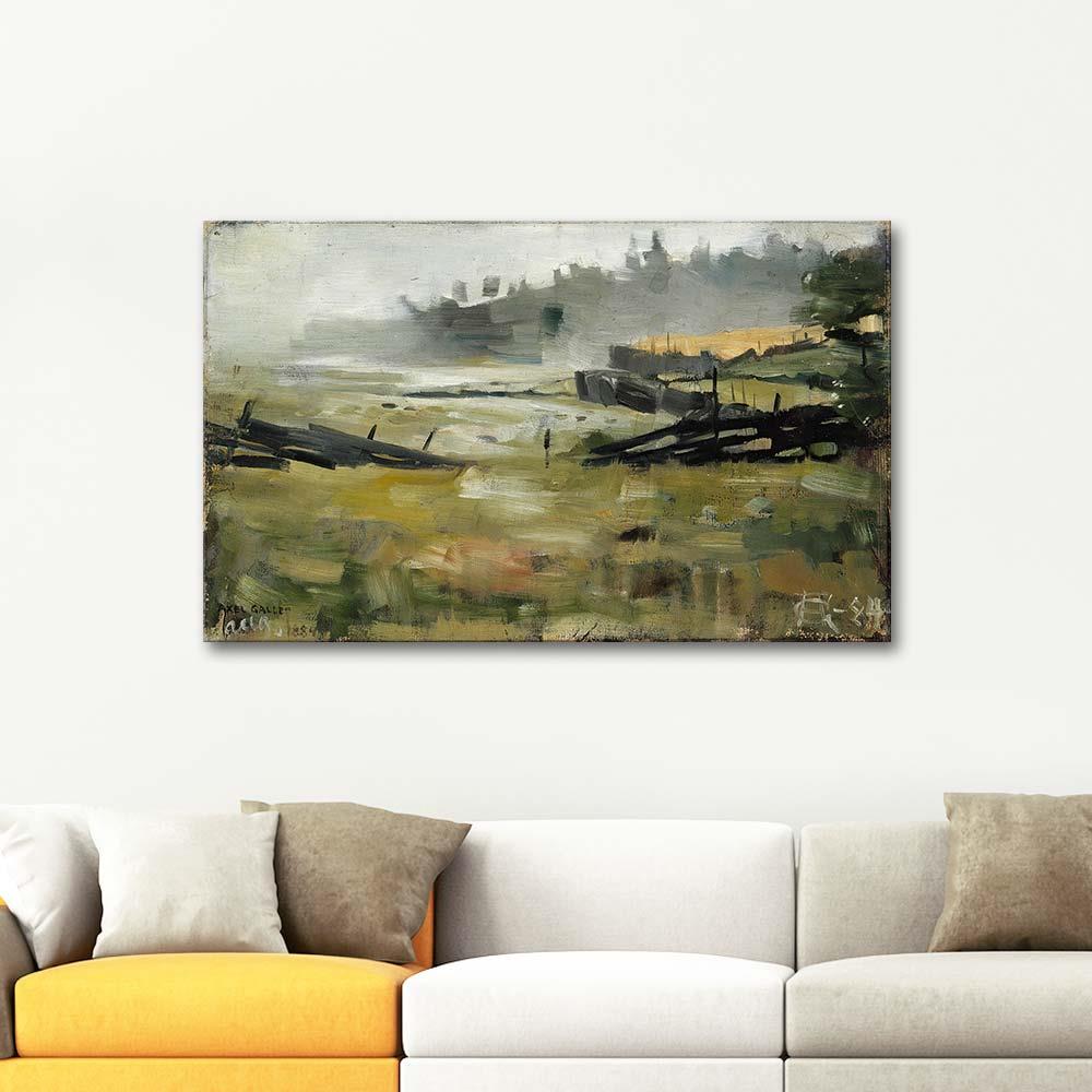 Akseli Gallen Kallela Misty Landscape Art Print