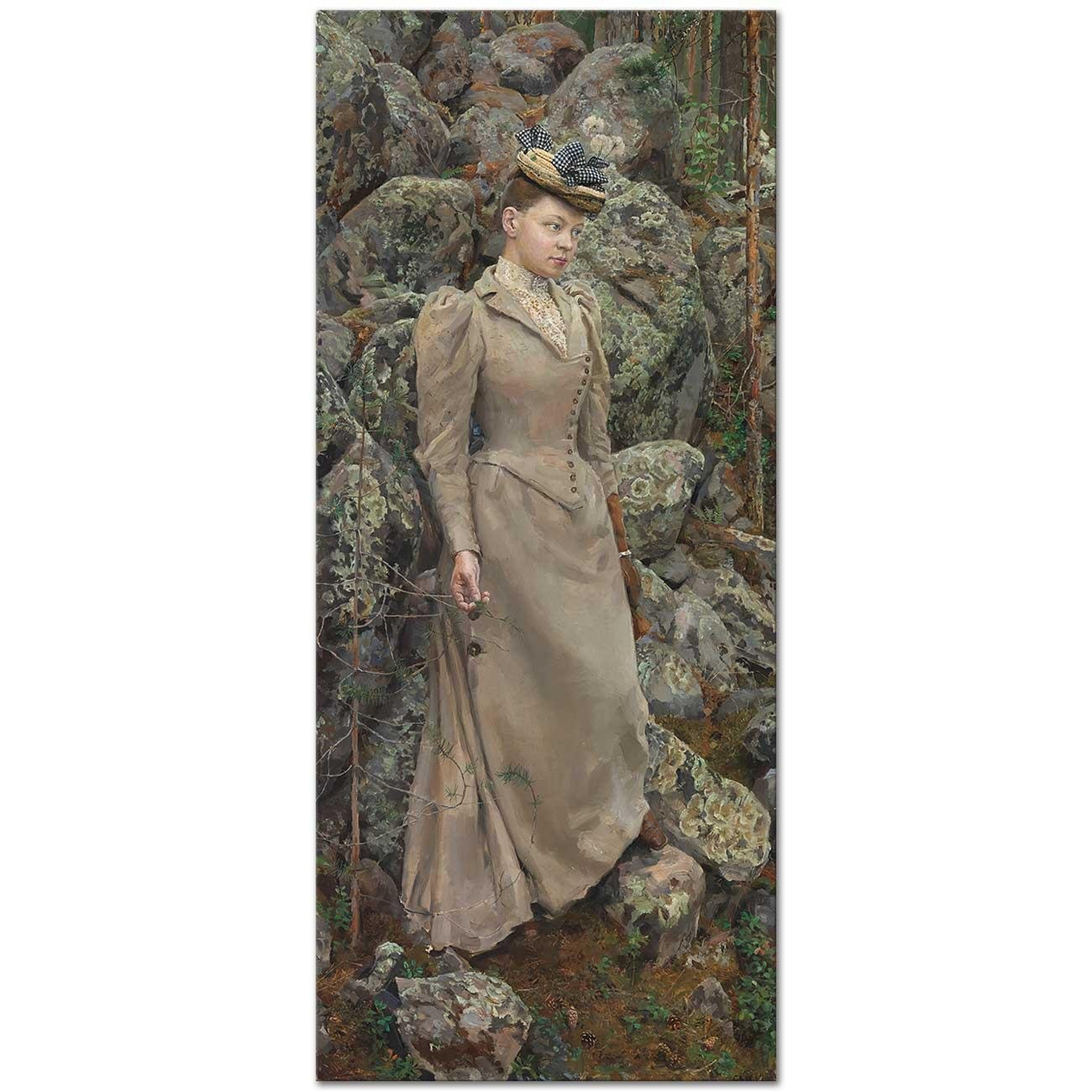 Portrait Of The Artist's Wife by Akseli Gallen Kallela
