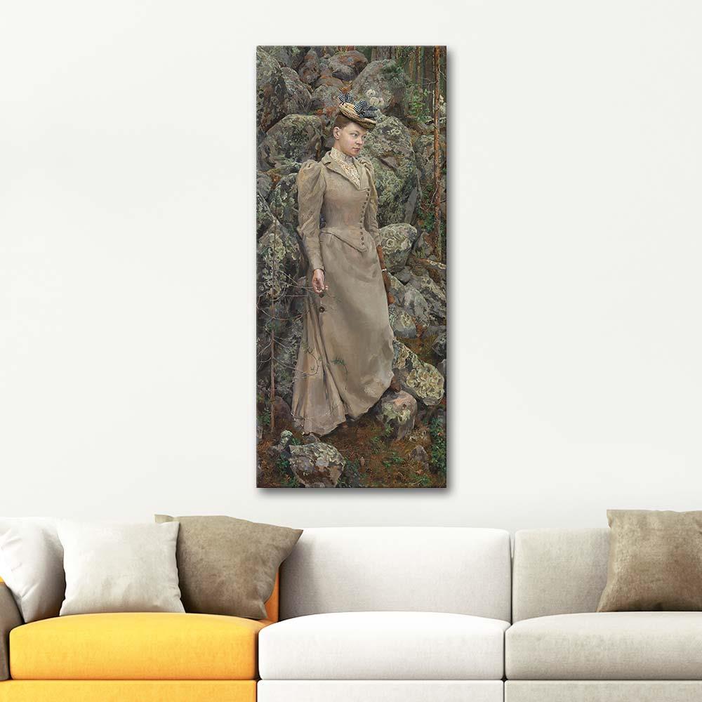 Akseli Gallen Kallela Portrait Of The Artist's Wife Art Print