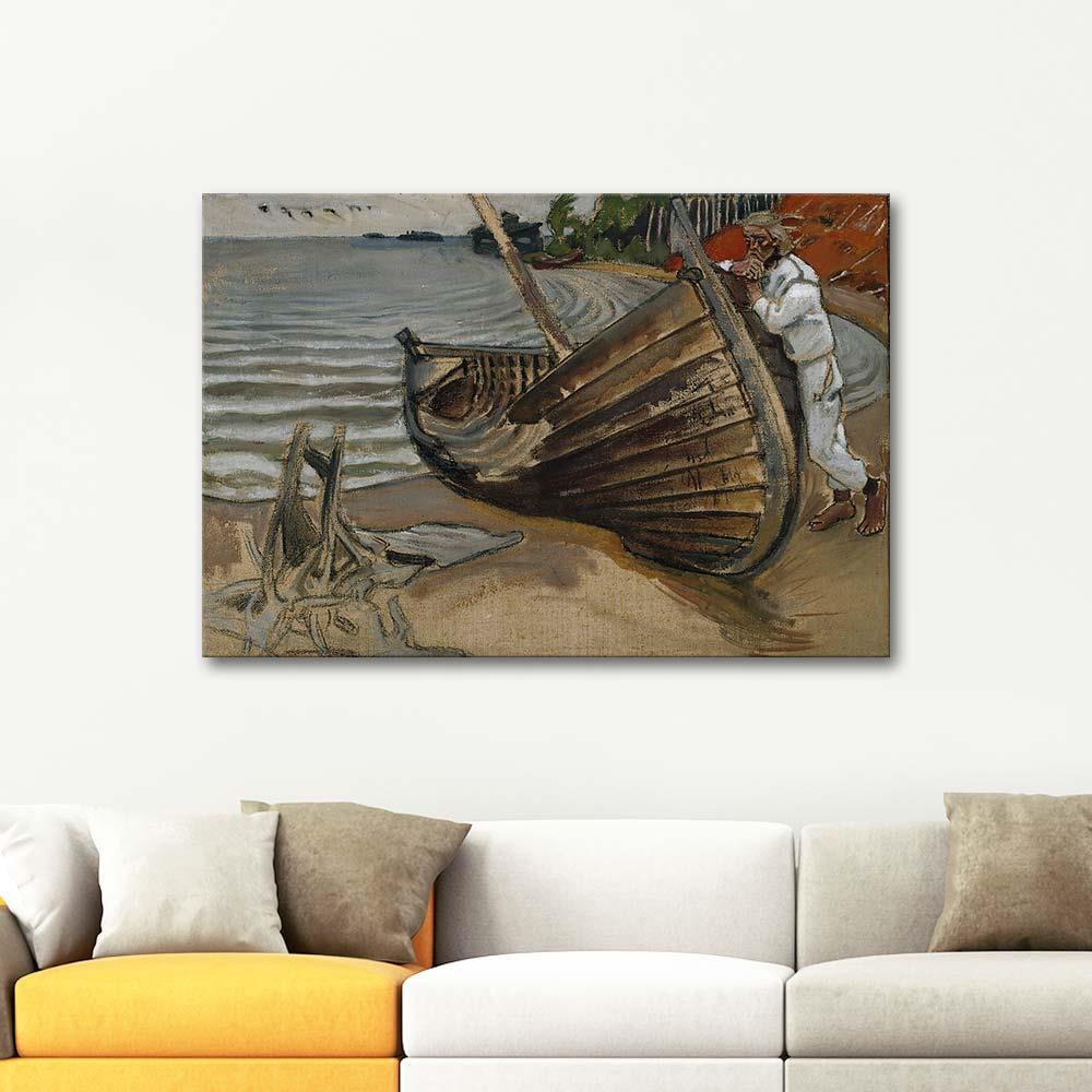 Akseli Gallen Kallela The Lamenting Boat Art Print