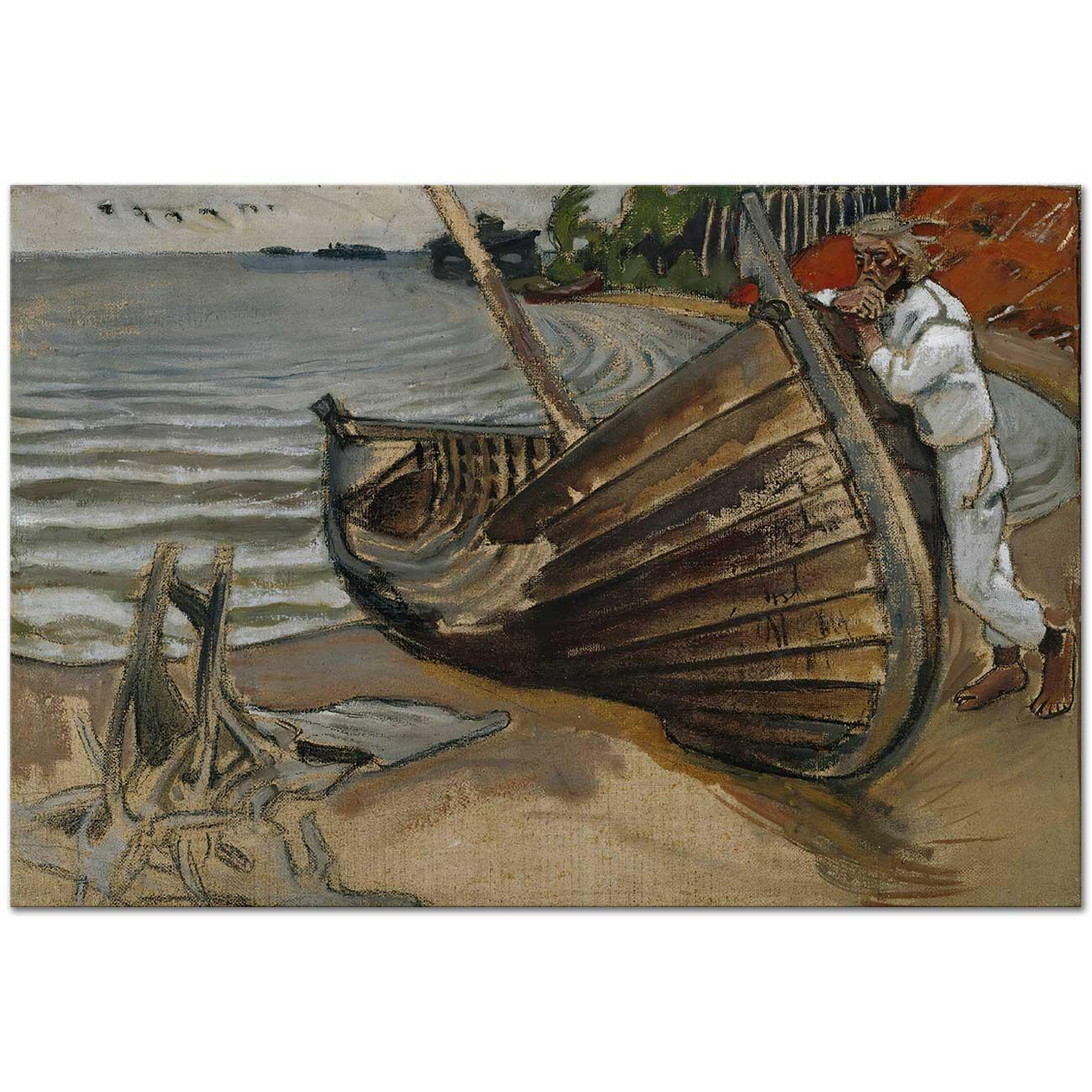The Lamenting Boat by Akseli Gallen Kallela