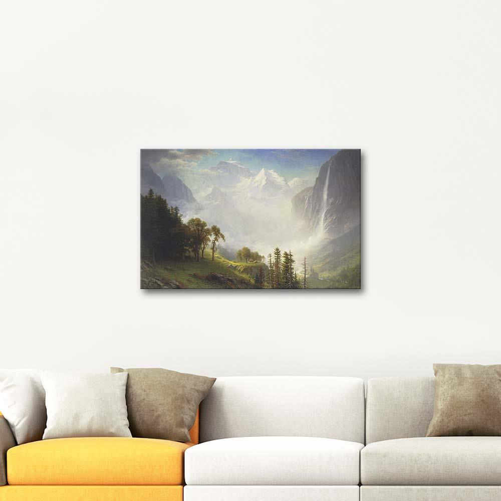 Albert Bierstadt Majesty of the Mountains Art Print
