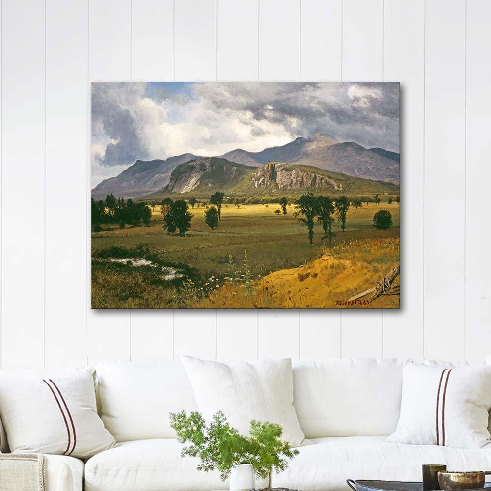 Albert Bierstadt Moat Mountain Intervale New Hampshire Art Print