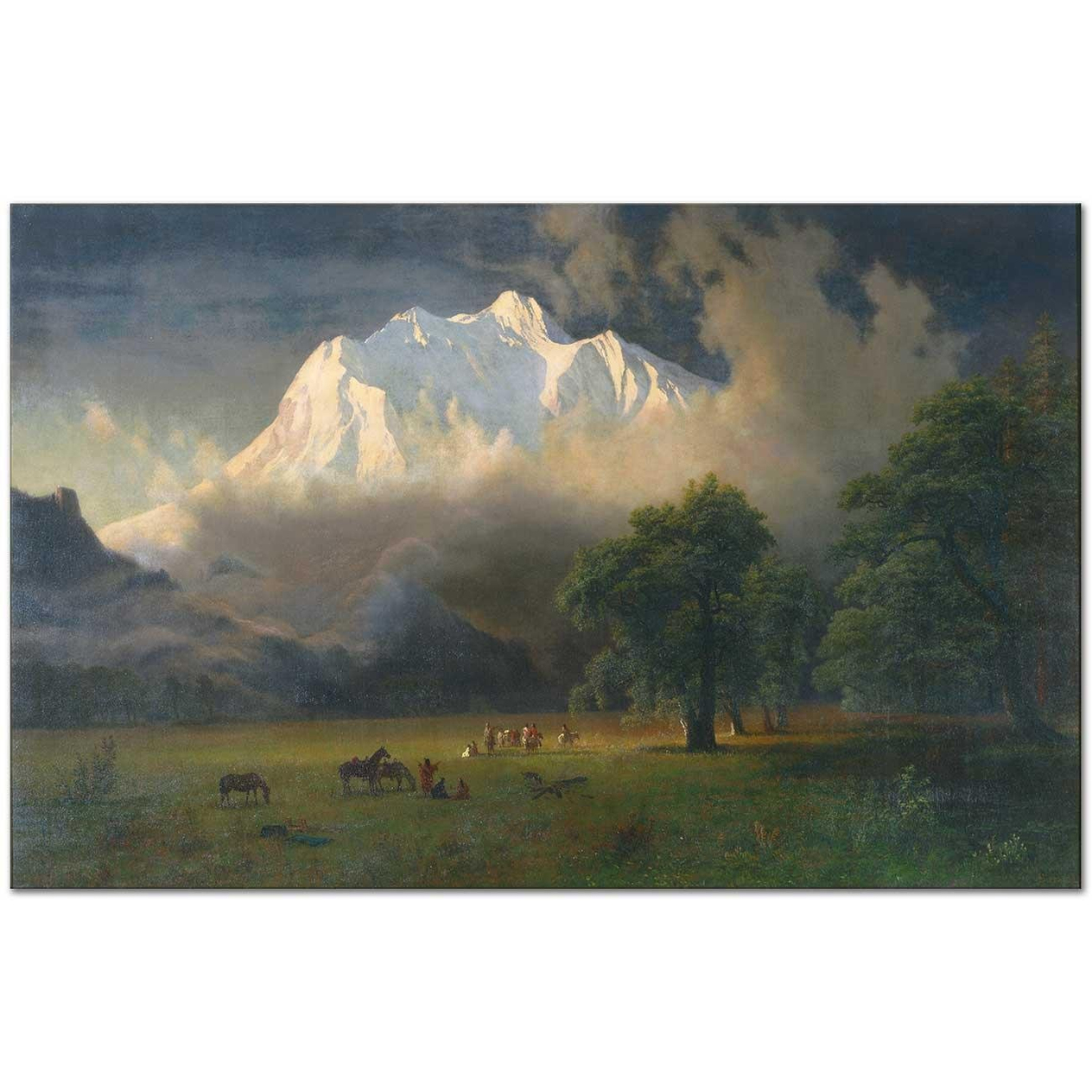 Albert Bierstadt Adams Dağı Washington Kanvas Tablo