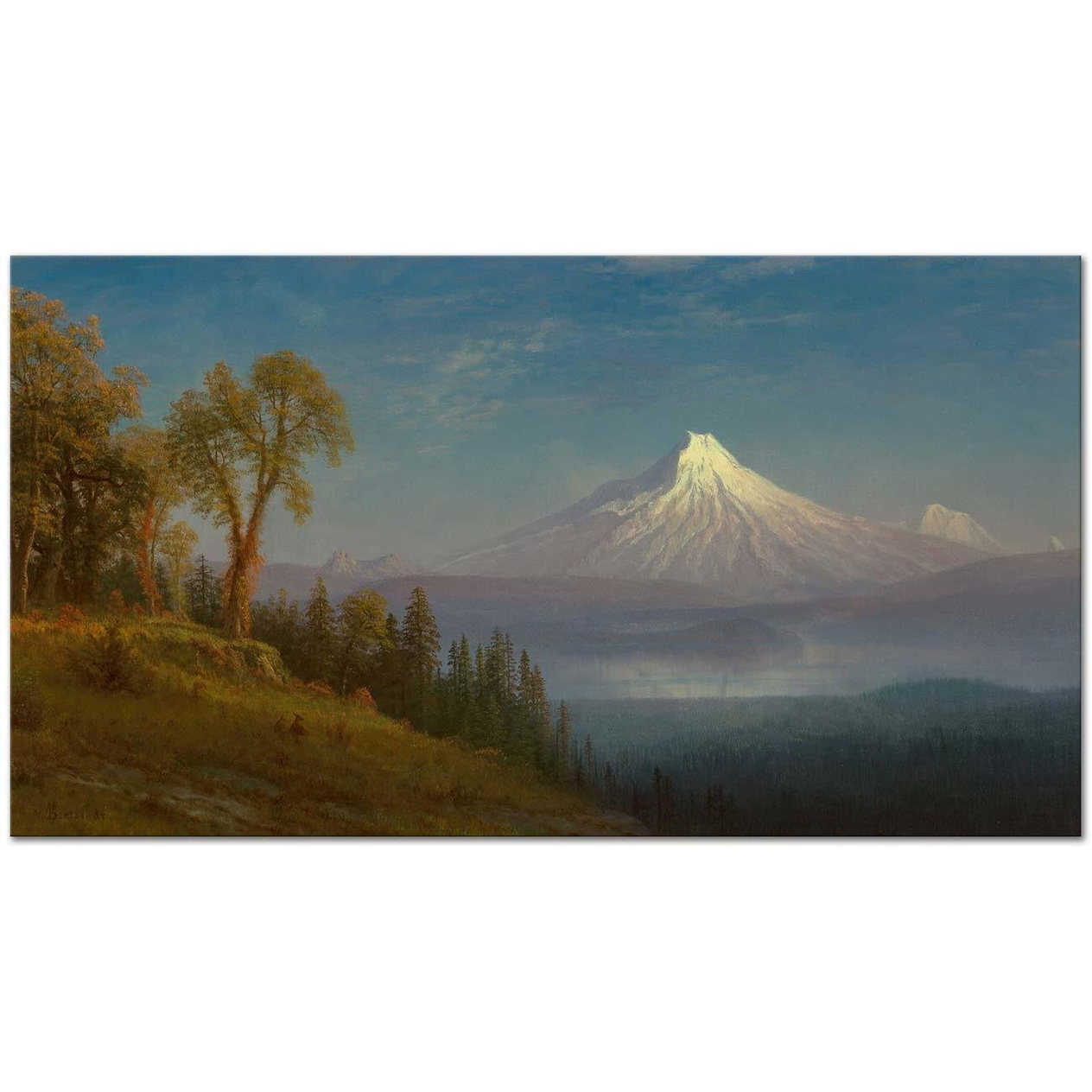 Albert Bierstadt St Helens Dağı Kanvas Tablo