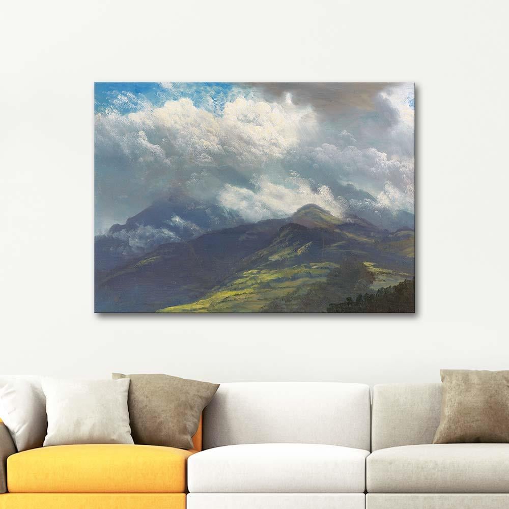Albert Bierstadt The Greenery of the Mountains Art Print