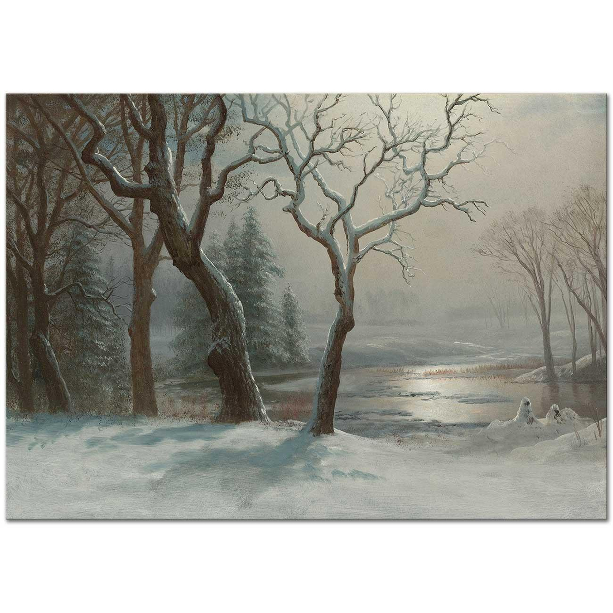 Albert Bierstadt Winter In Yosemite Art Print