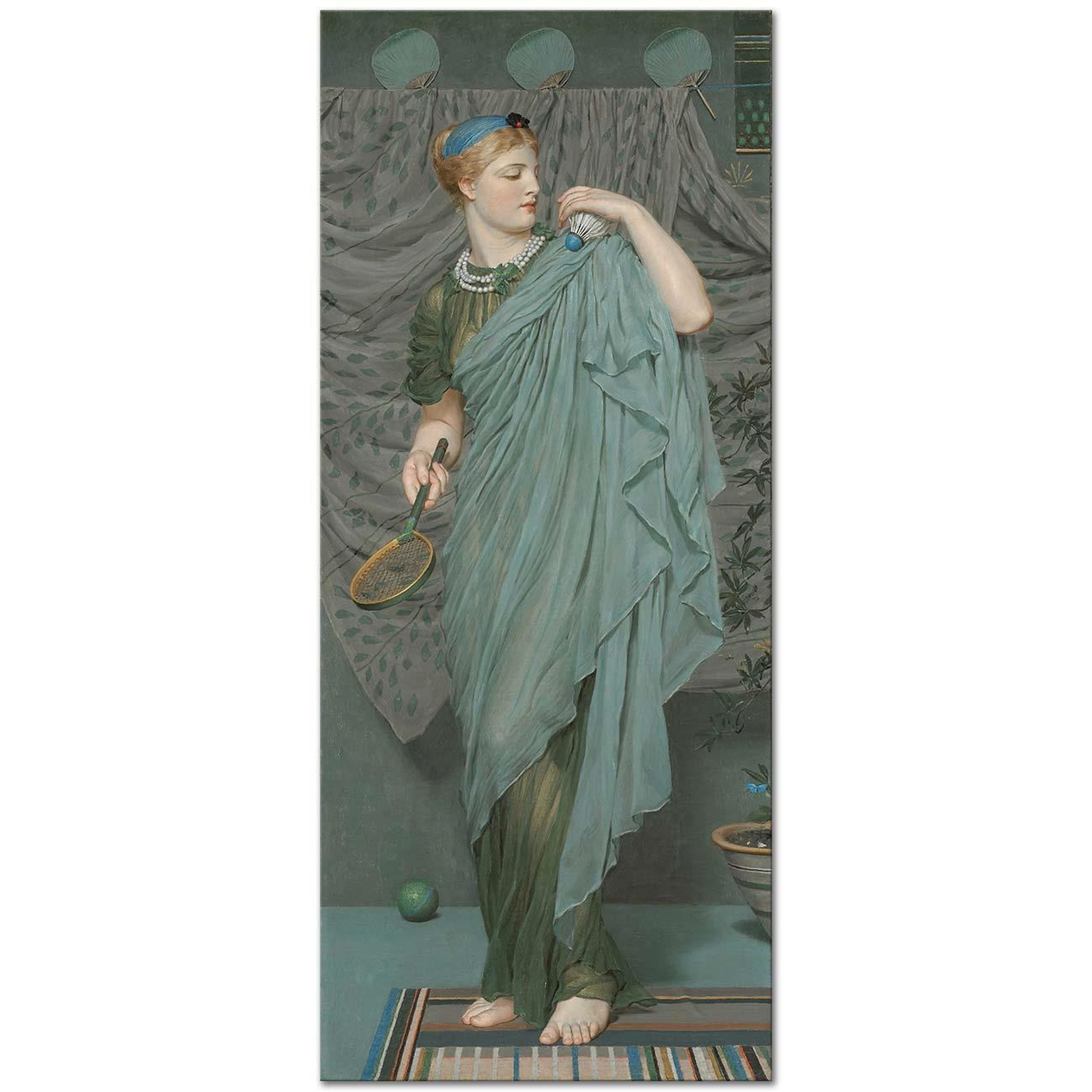 Albert Joseph Moore Badminton Kanvas Tablo