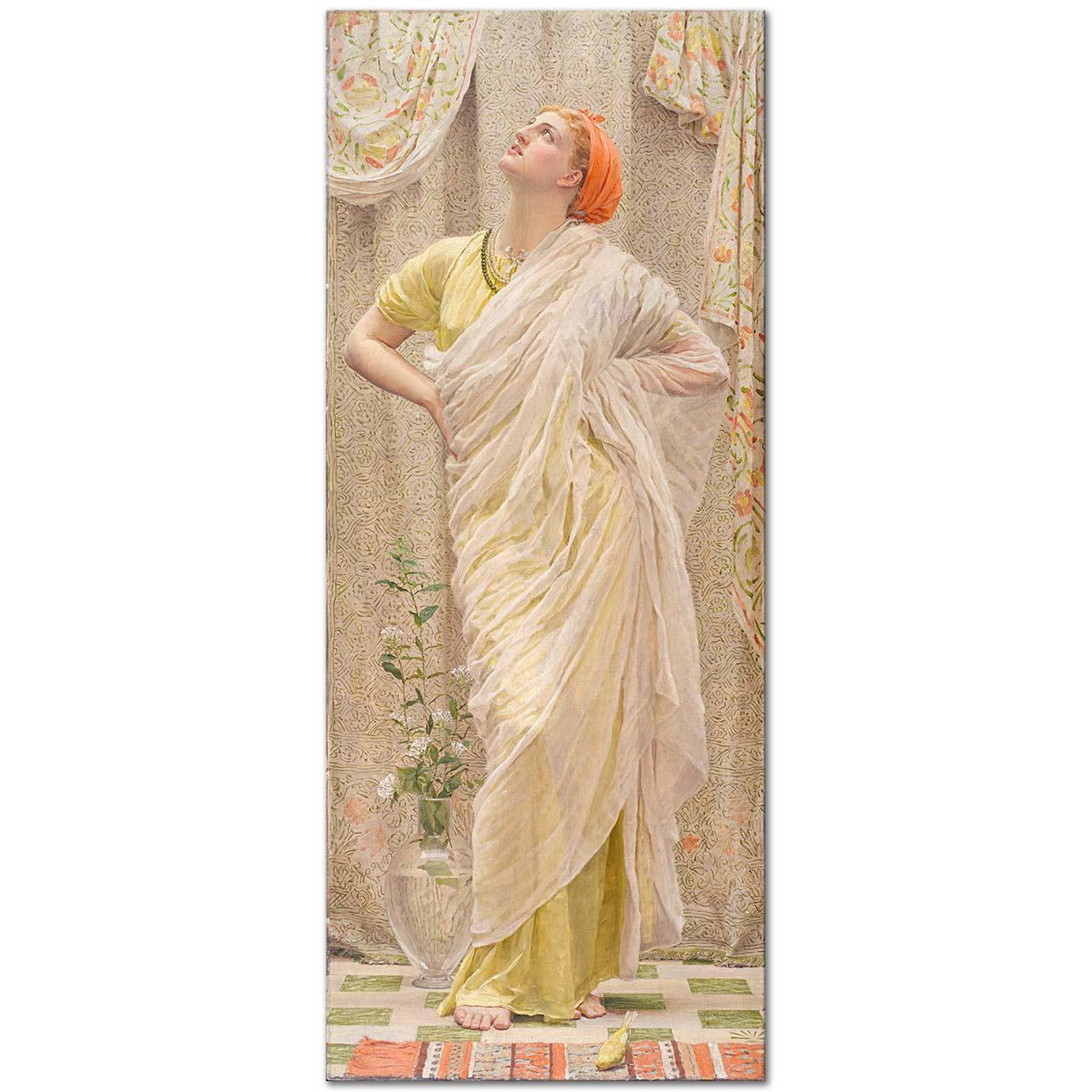 Albert Joseph Moore Havadaki Kuşlar Kanvas Tablo