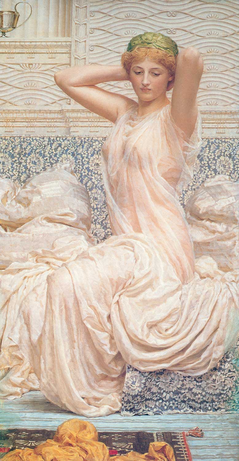 Albert Joseph Moore Silver Art Print