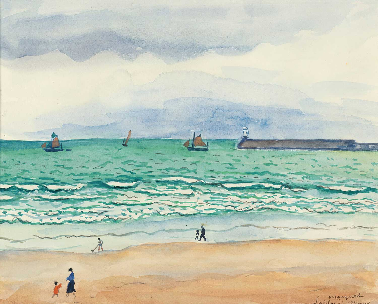 Albert Marquet Sables D'olonne Art Print