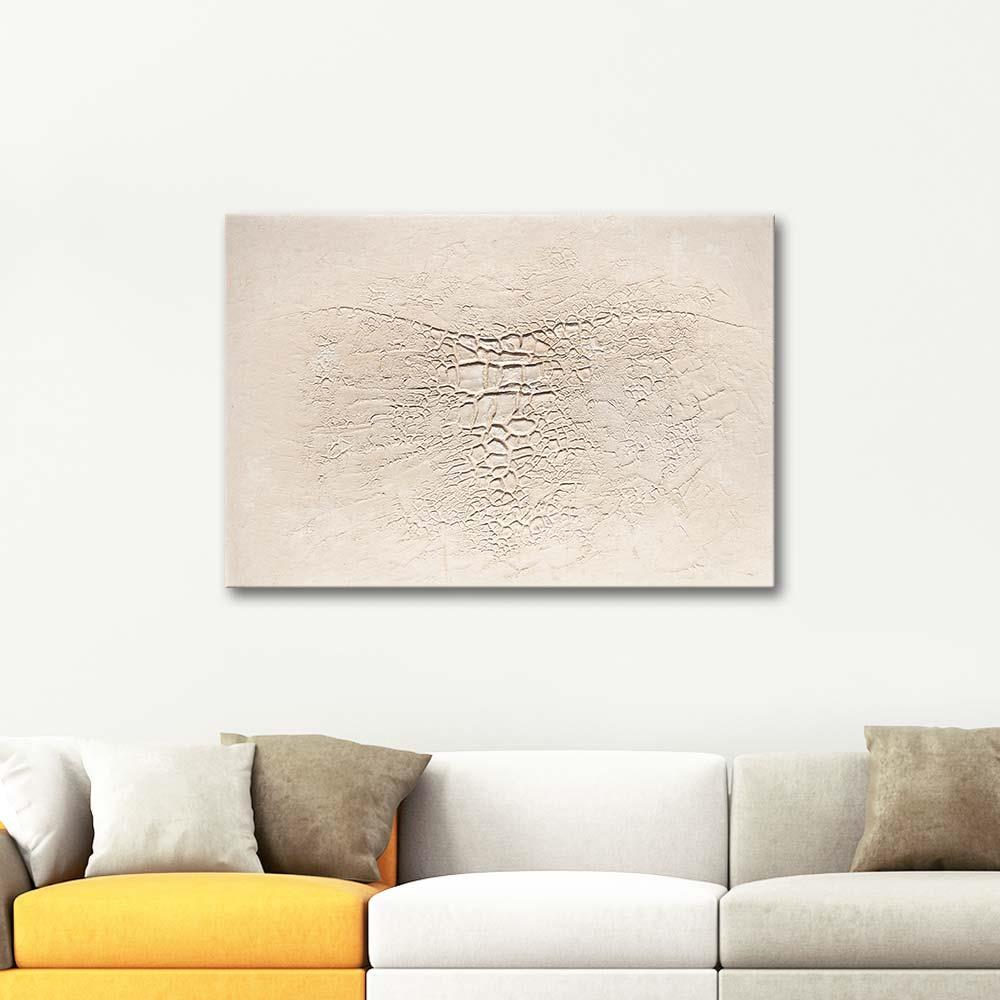 Alberto Burri Cretti H Kanvas Tablo