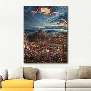 Albrecht Altdorfer The Battle of Alexander at Issus Art Print