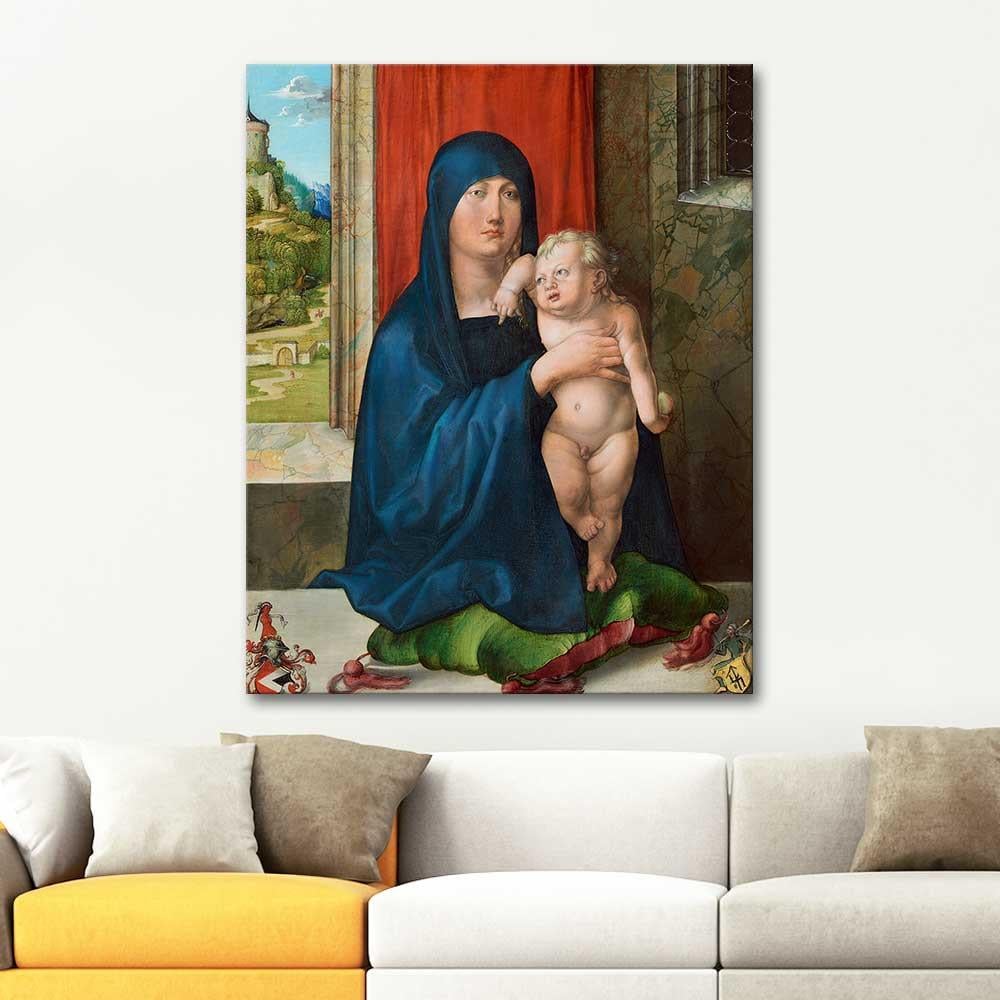 Albrecht Dürer Meryem ve Çocuğu Kanvas Tablo