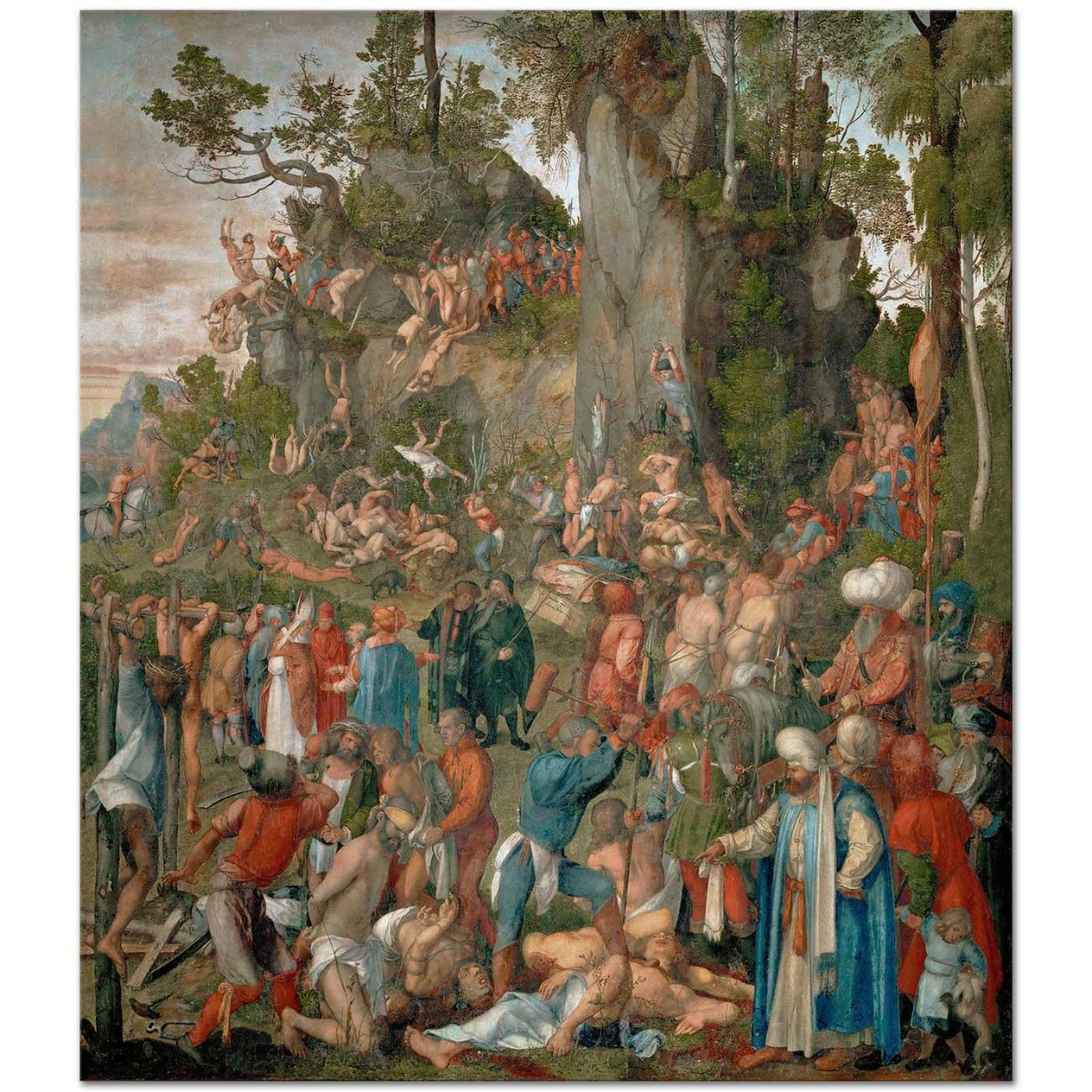 Albrecht Dürer On Bin Şehitliği Kanvas Tablo