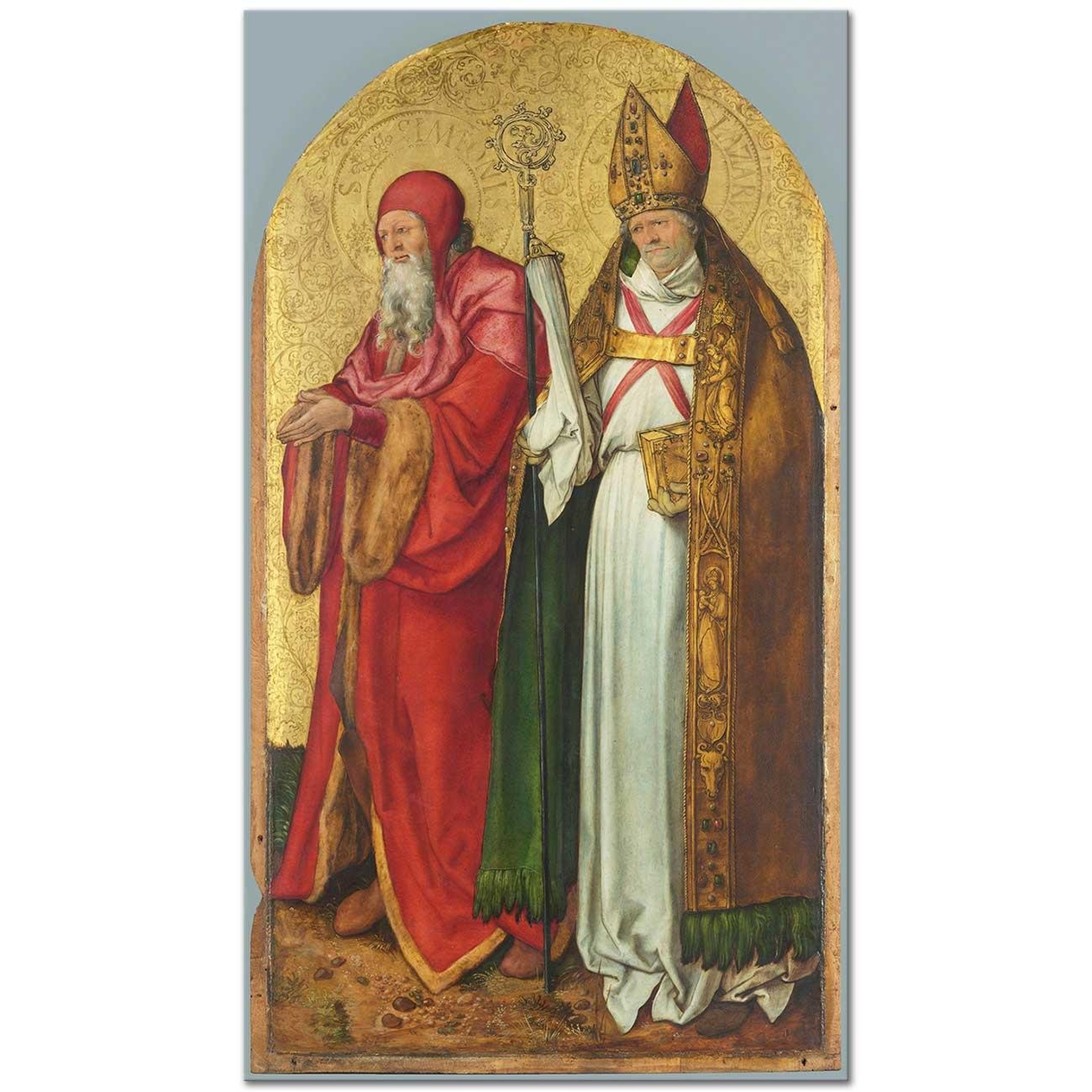 Albrecht Dürer Saint Simeon and Saint Lazarus Art Print