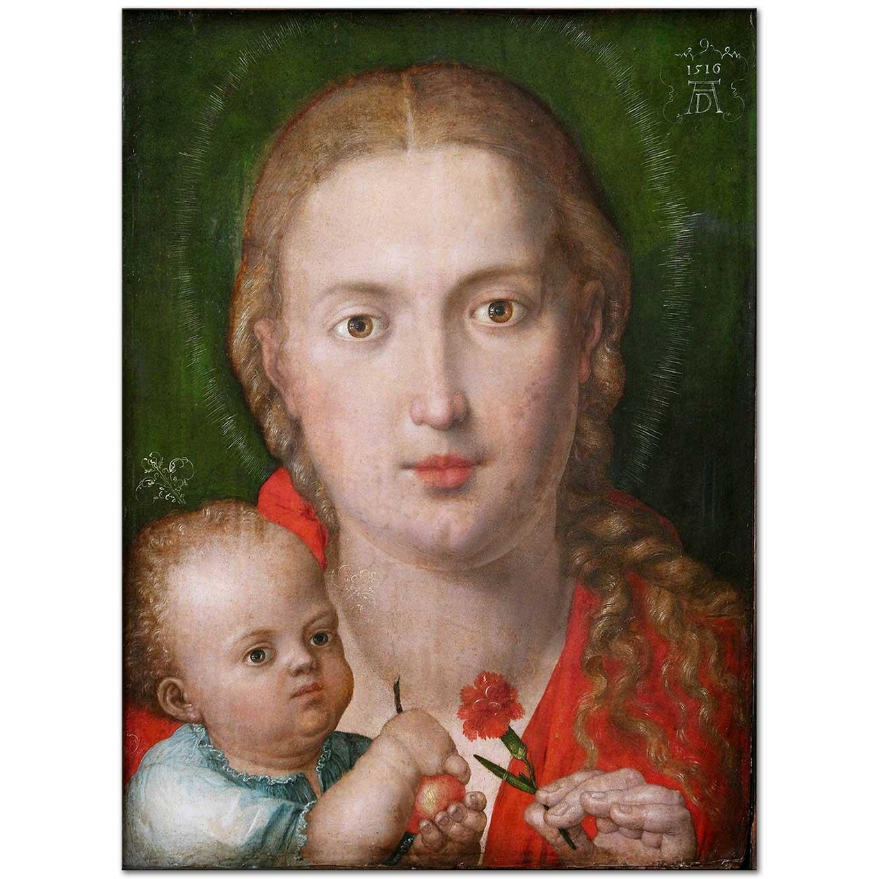 Albrecht Dürer The Virgin Mary with a Carnation Art Print