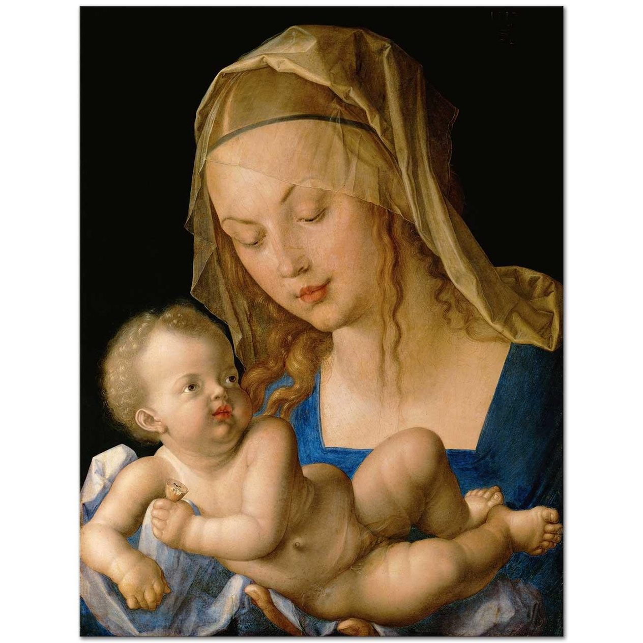 Albrecht Dürer Virgin and Child with a Pear Art Print