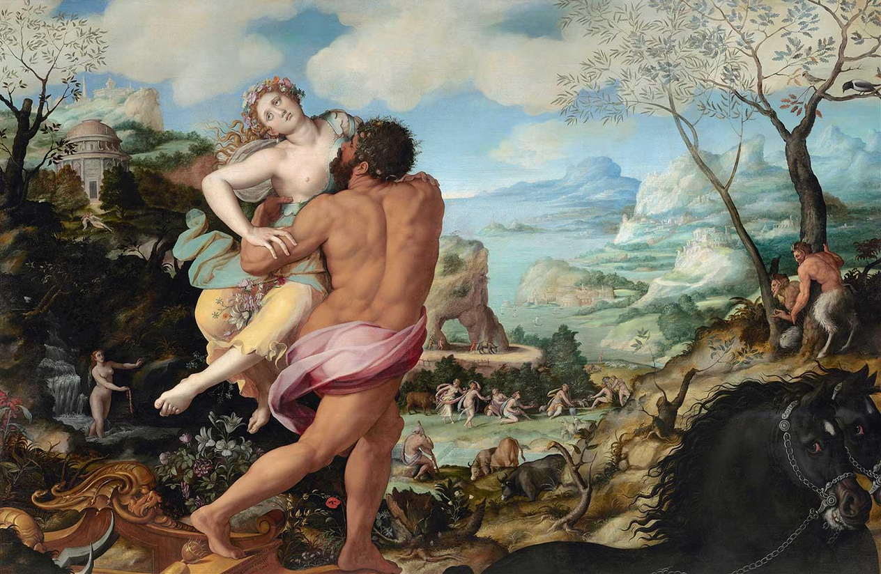 Alessandro Allori Proserpine'nin Kaçırılması Kanvas Tablo