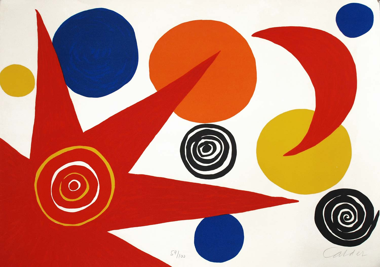 Alexander Calder Red Star Art Print
