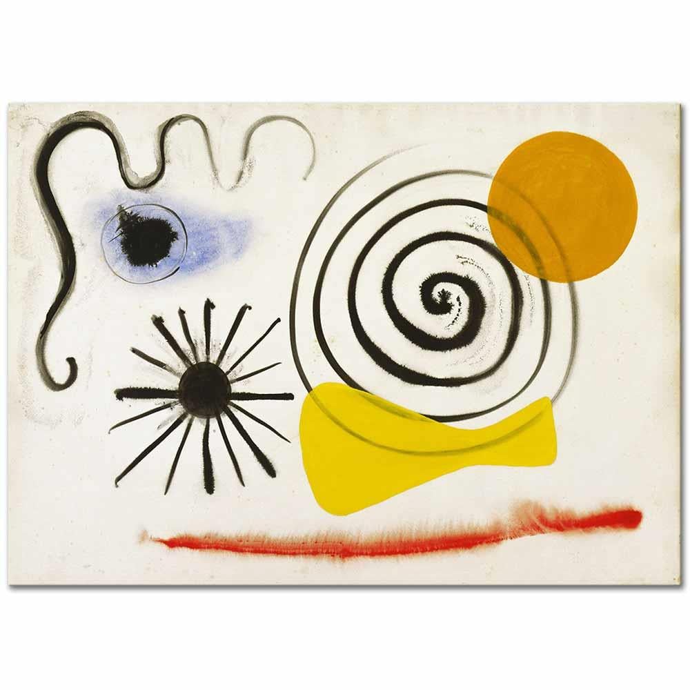 Alexander Calder İsimsiz 01 Kanvas Tablo