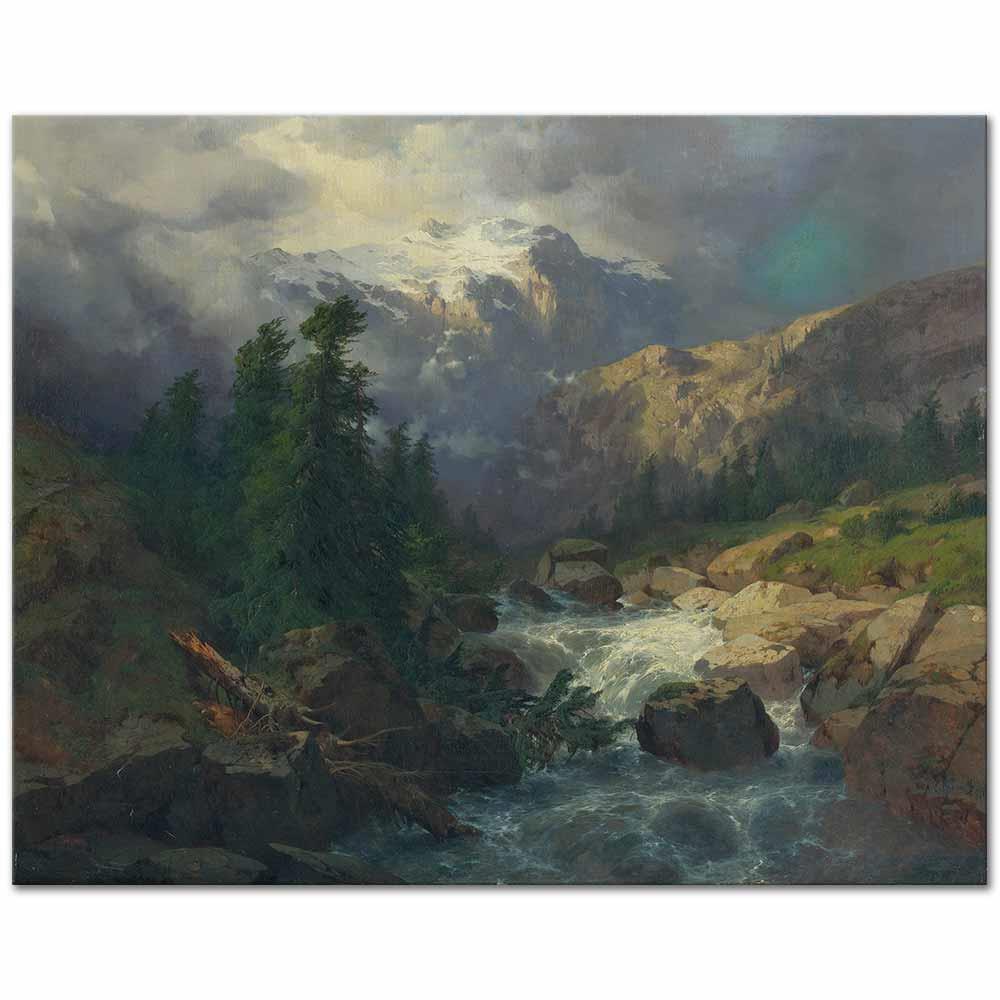 Stormy Weather by Alexandre Calame