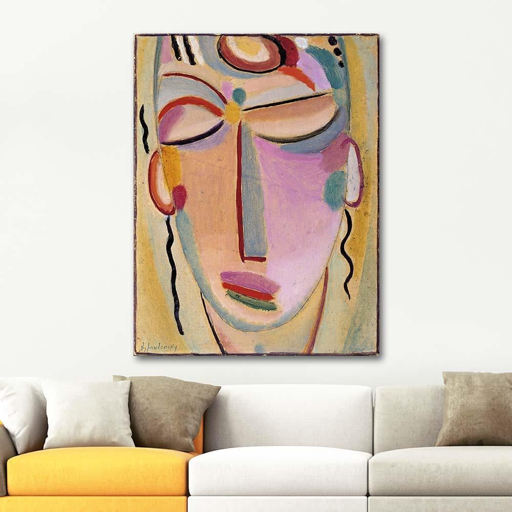 Alexej von Jawlensky Mystical Head Meditation Art Print
