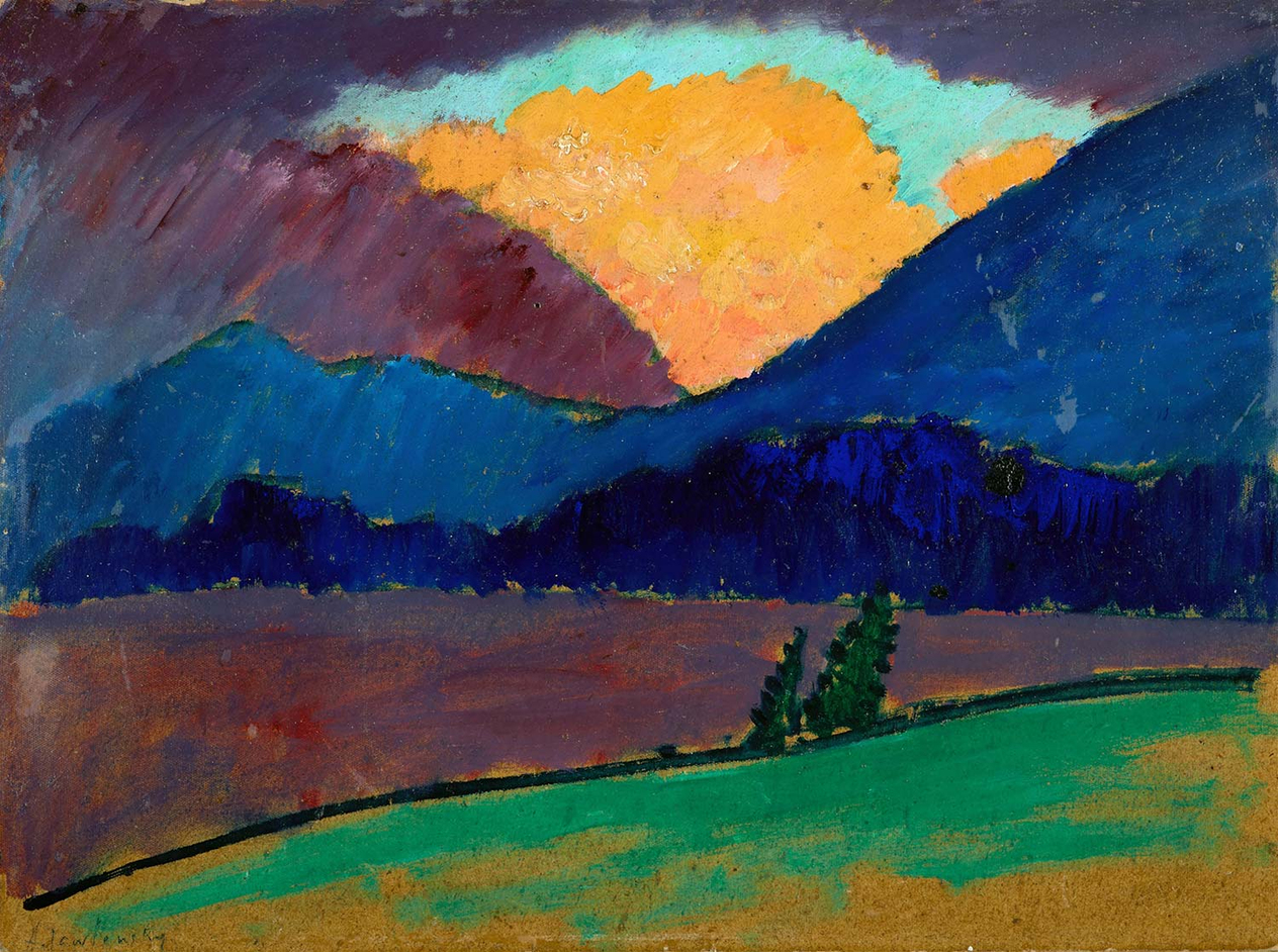 Alexej von Jawlensky Summer Evening In Murnau Art Print