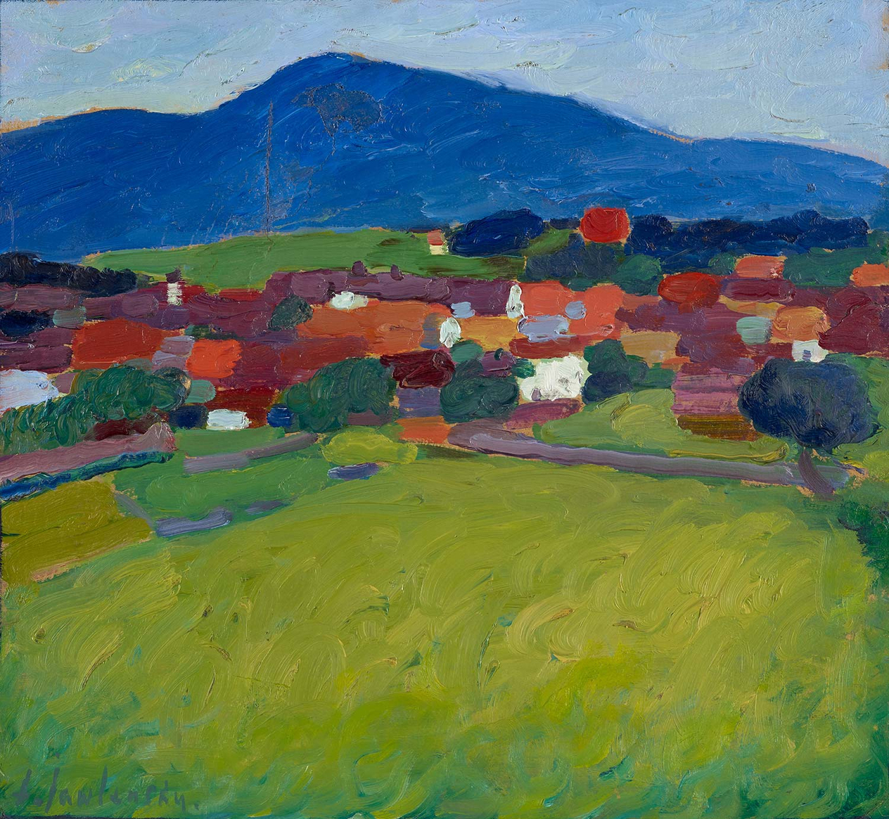 Alexej von Jawlensky The Village Of Murnau Art Print