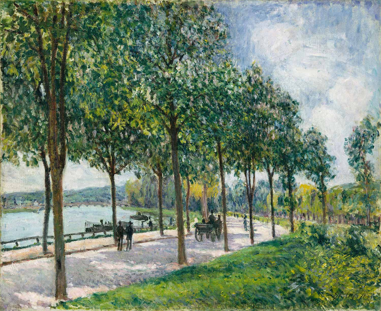 Alfred Sisley Allée of Chestnut Trees Art Print