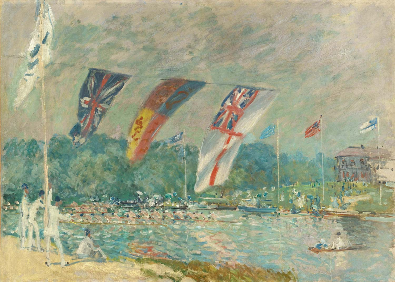 Alfred Sisley The Regatta at Molesey Art Print
