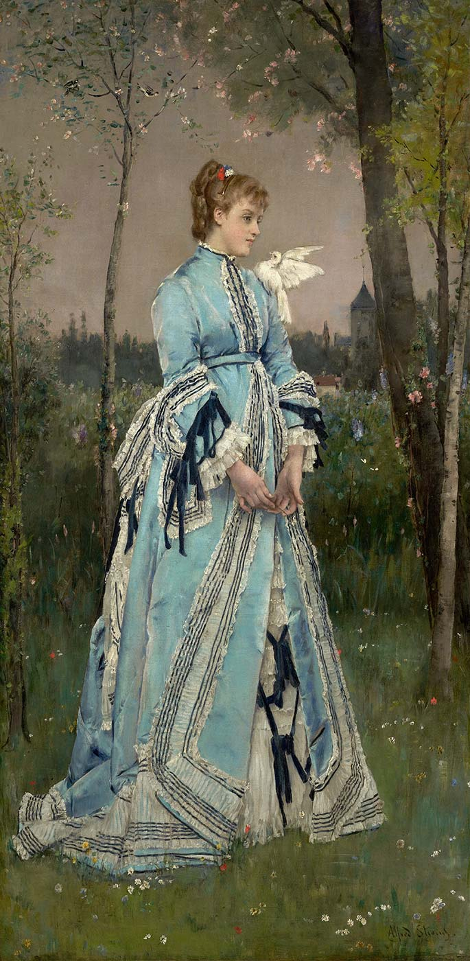 Alfred Stevens Spring Art Print