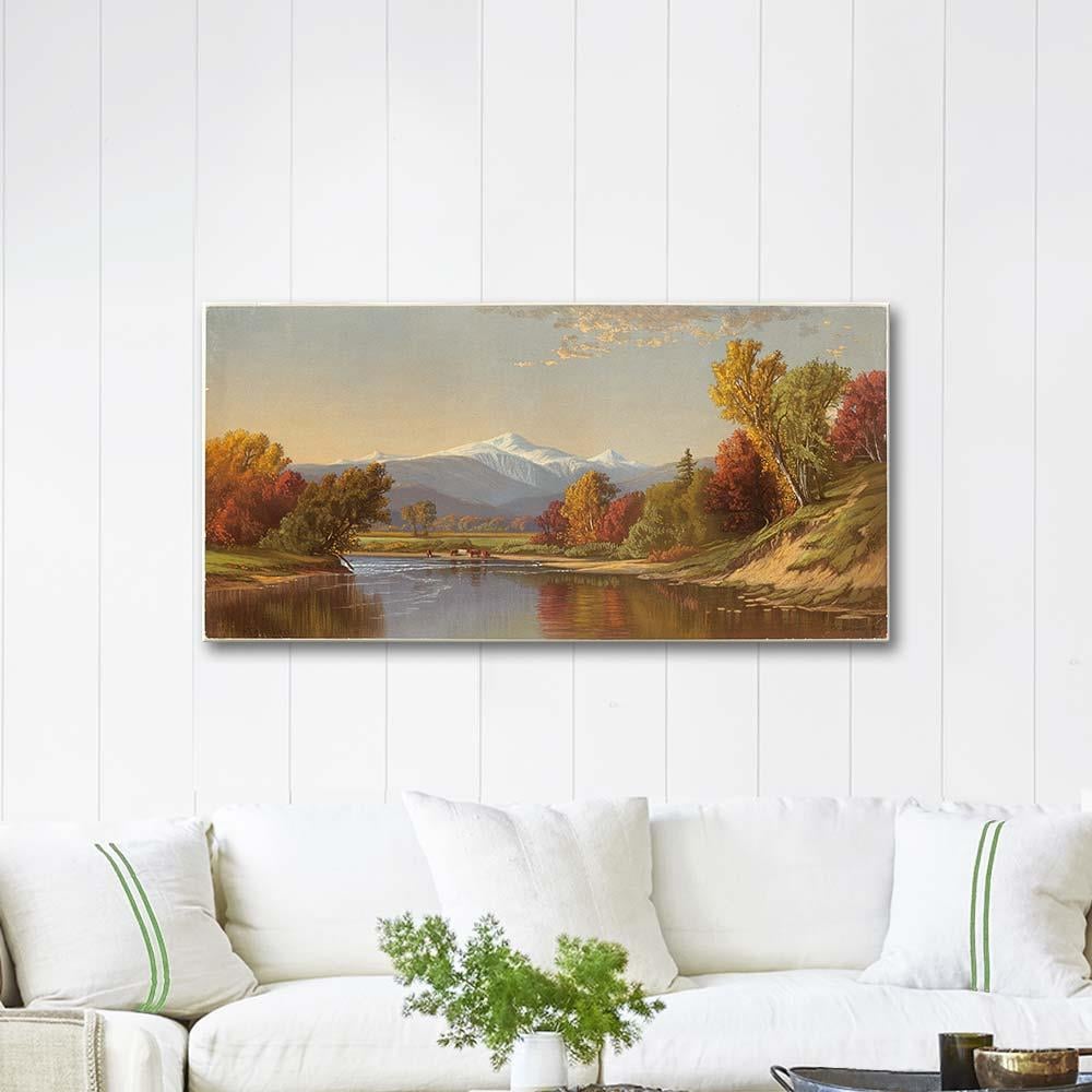 Alfred Thompson Bricher Late Autumn in the White Mountains Art Print