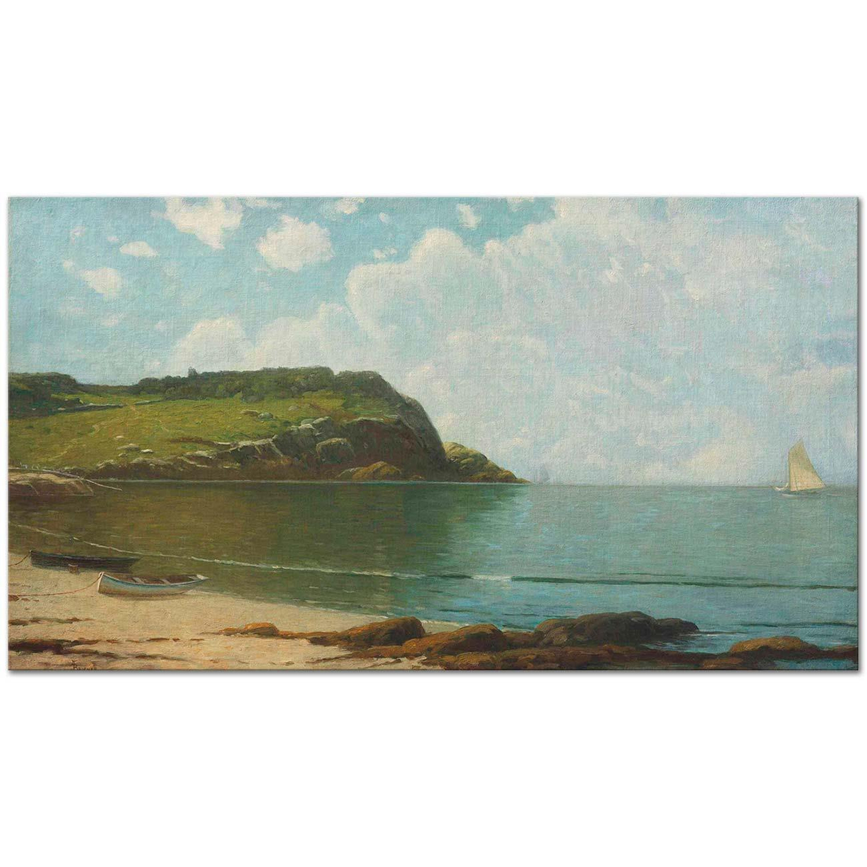 Alfred Thompson Bricher Sailing Art Print