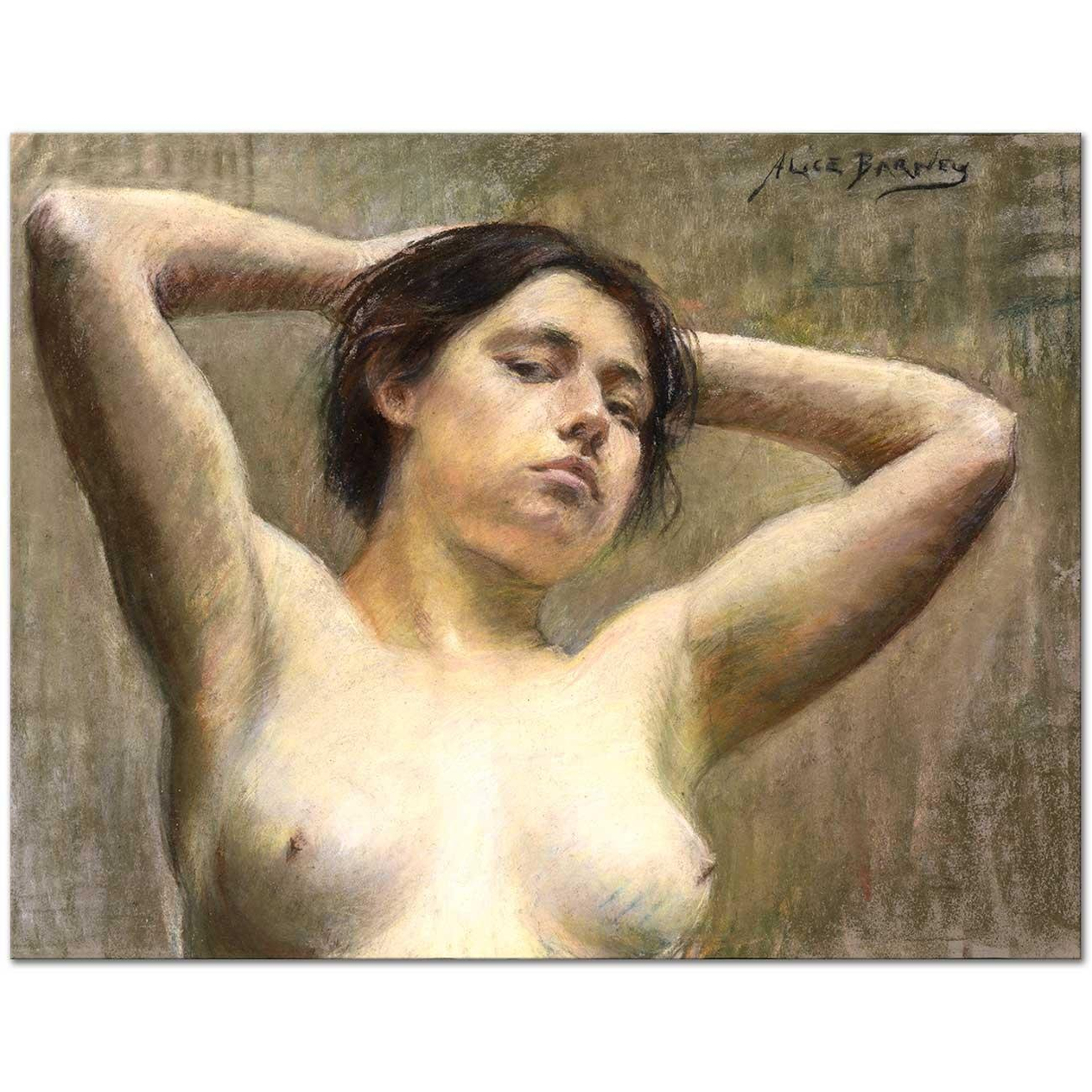 Alice Pike Barney In Pose Art Print