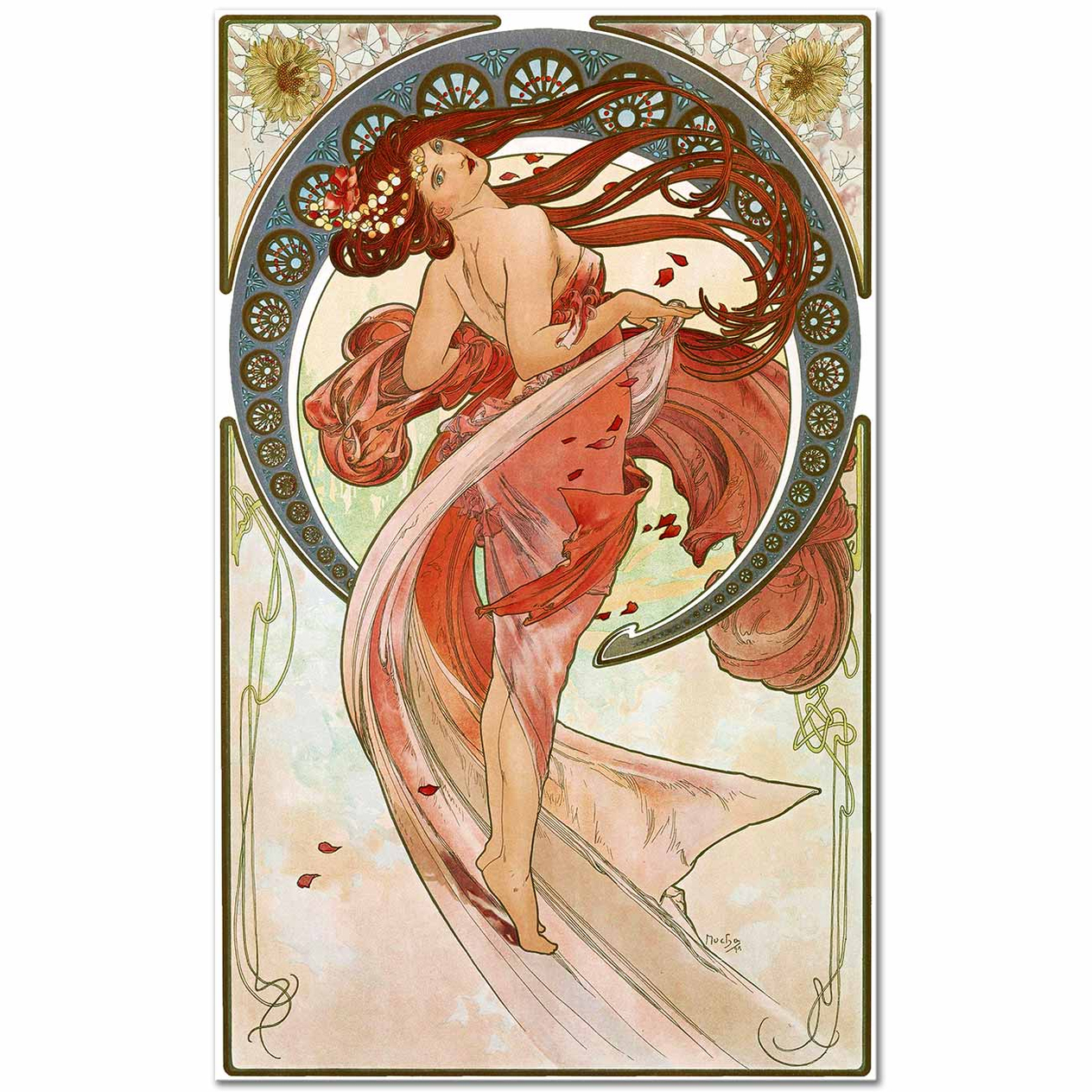 Alphonse Mucha Dance Art Print