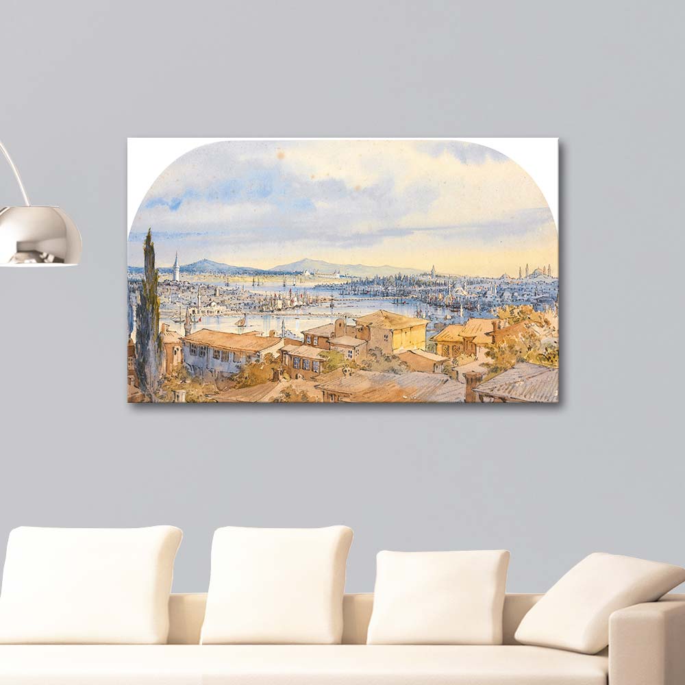 Amadeo Preziosi View of the Golden Horn Art Print