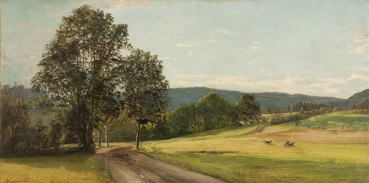 Amaldus Nielsen Fra Frøen, Vestre Aker Art Print