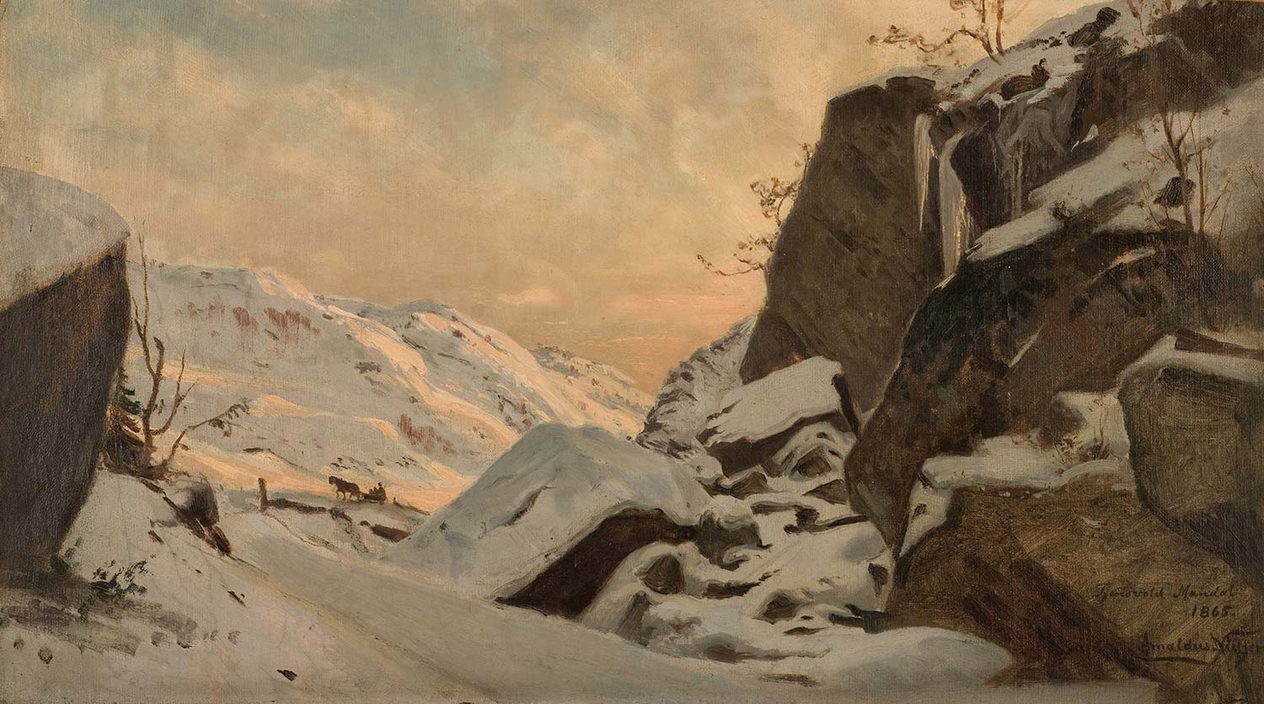 Amaldus Nielsen Fra Tjensvold, Mandal Art Print