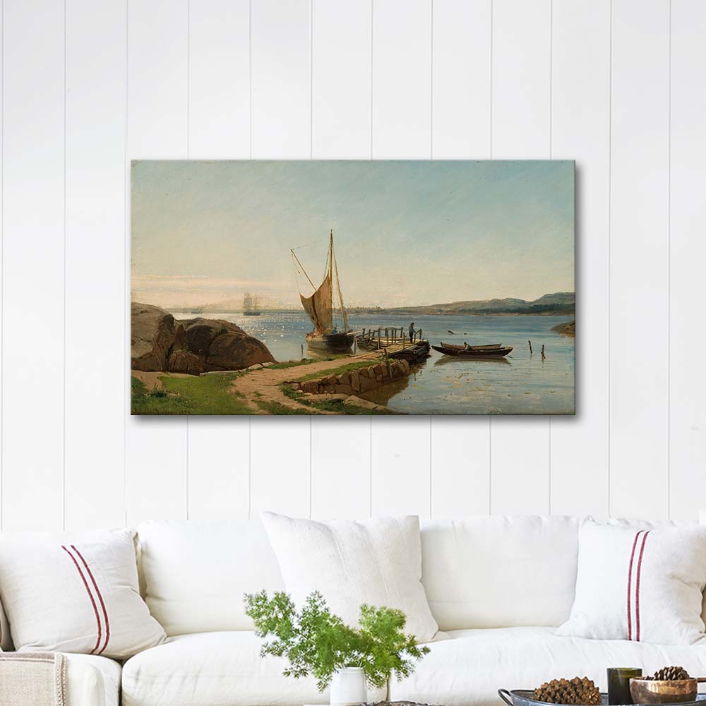 Amaldus Nielsen Hvalerbrygge Art Print