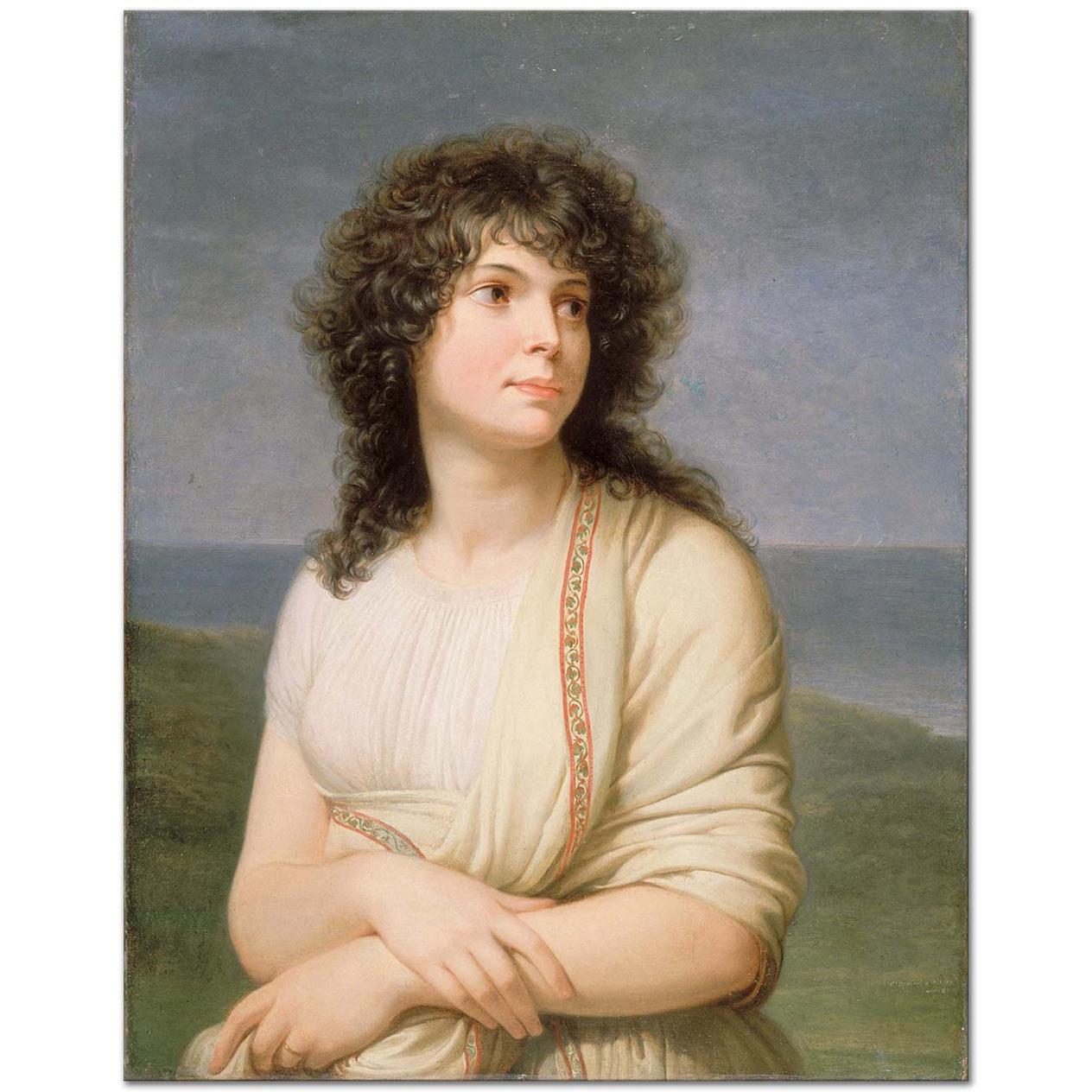 Andrea Appiani Portrait of Madame Hamelin Art Print