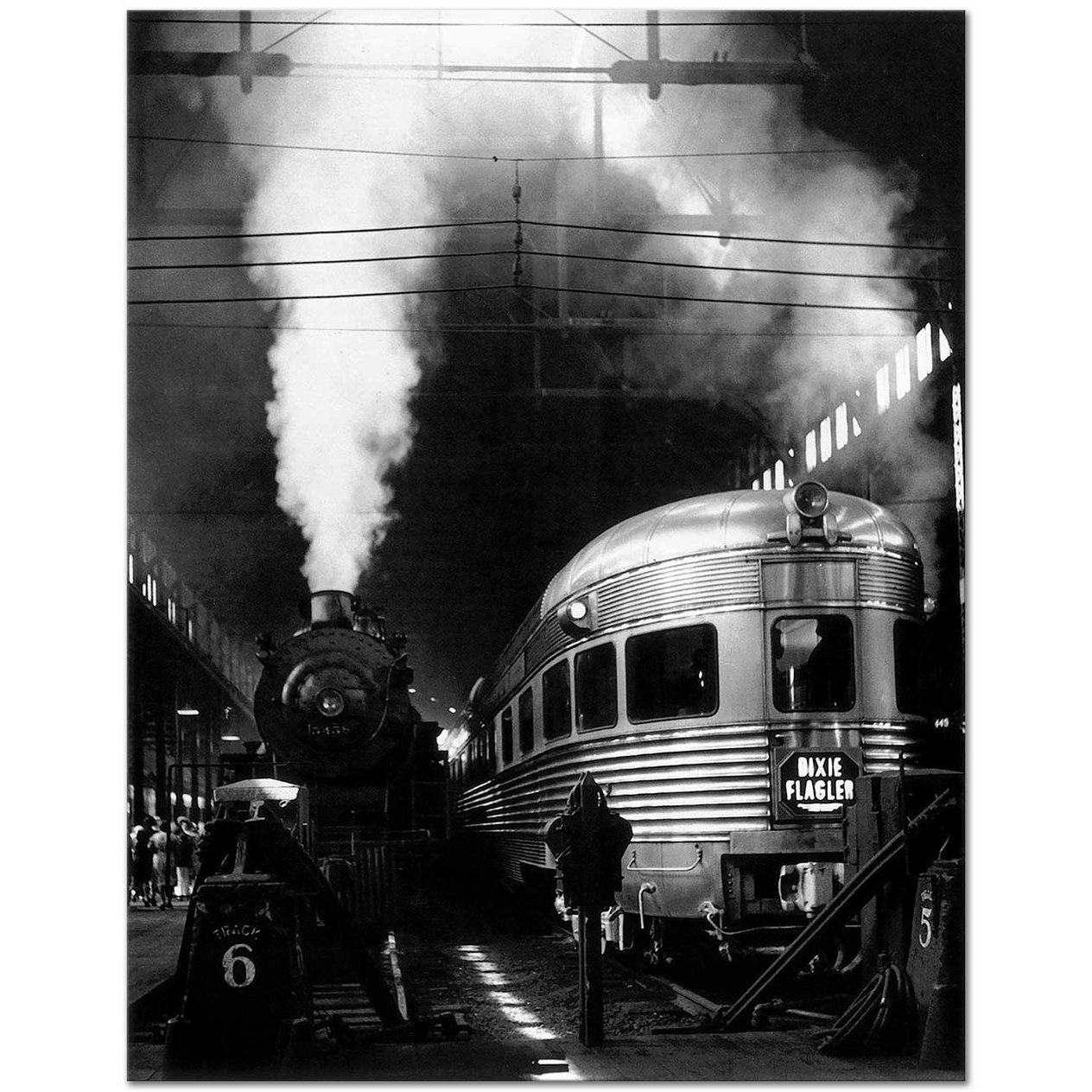 Andreas Feininger At the Train Station Art Print