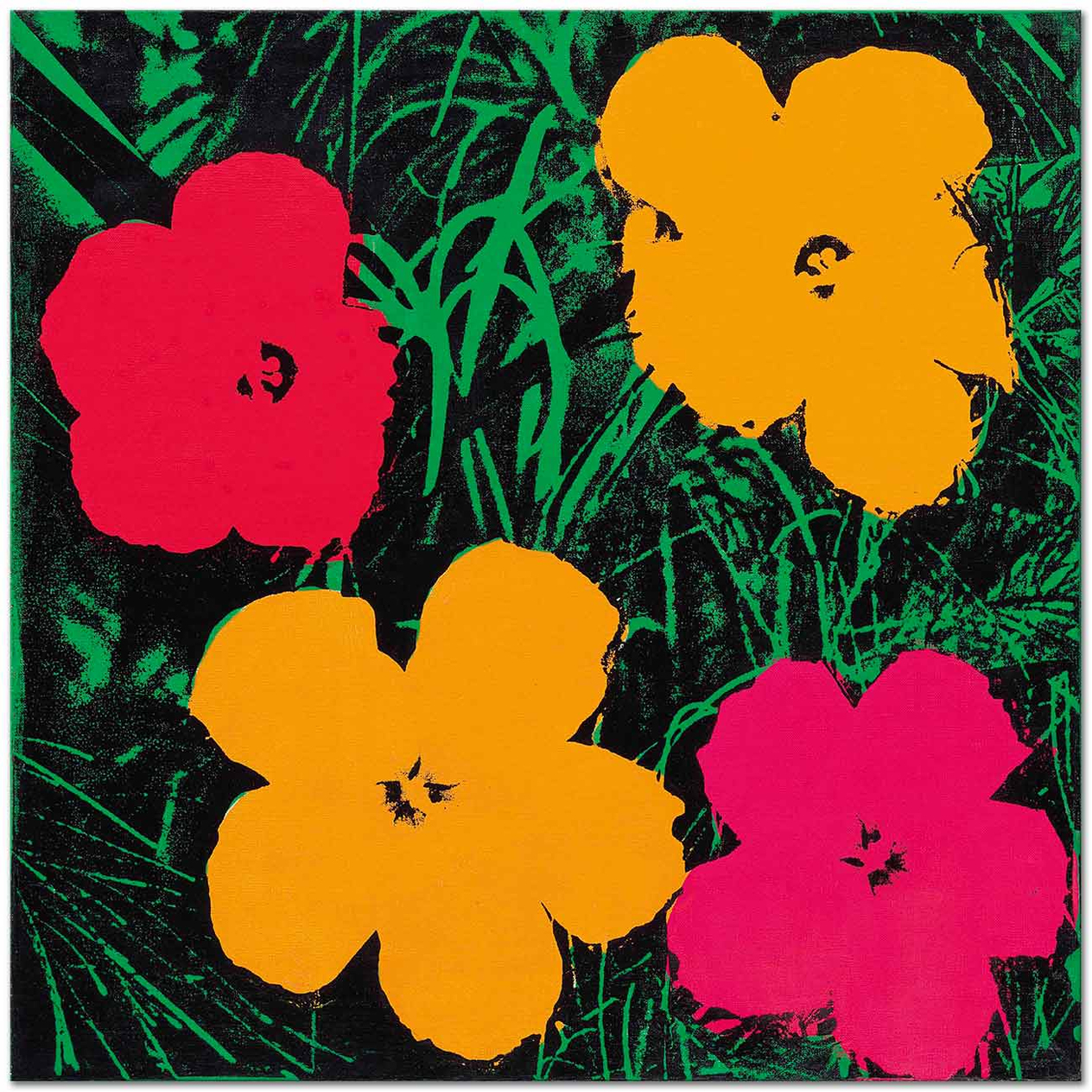 Andy Warhol Flowers Art Print