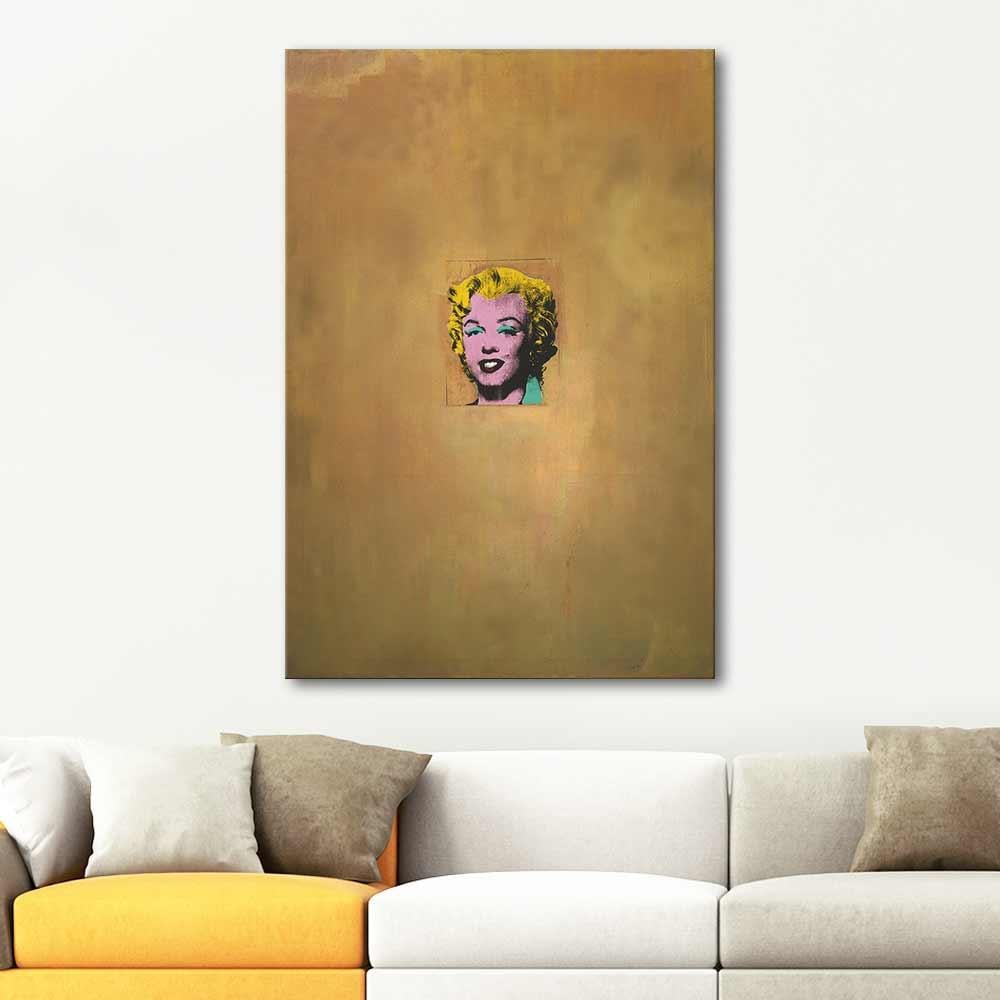 Andy Warhol Gold Marilyn Monroe Art Print