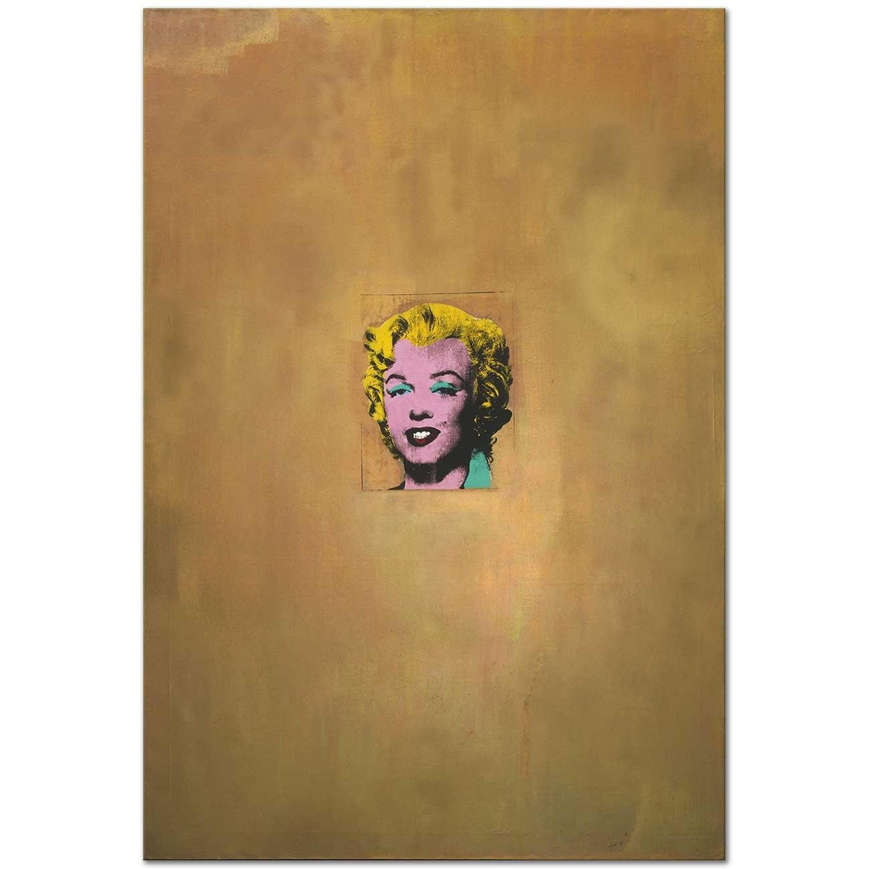 Gold Marilyn Monroe by Andy Warhol