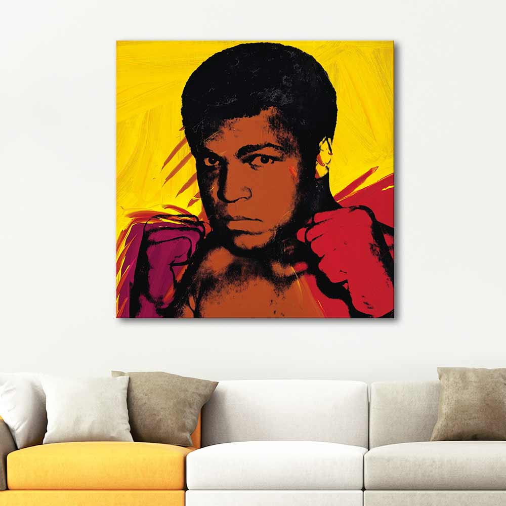 Andy Warhol Muhammad Ali Art Print