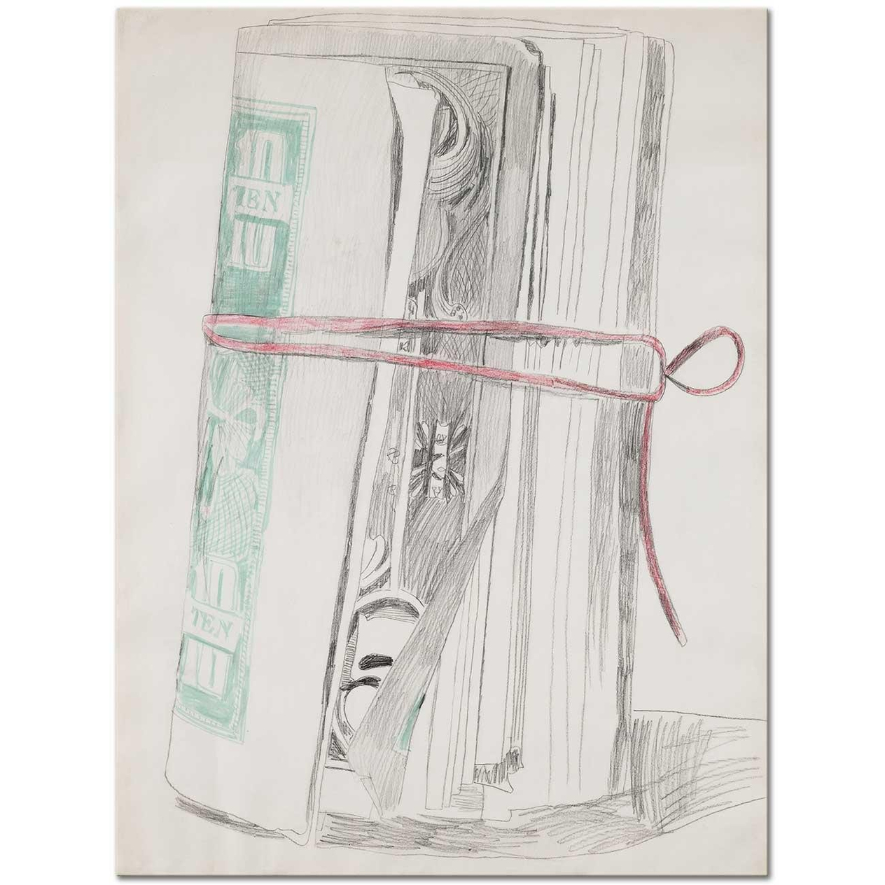 Andy Warhol Tahvil Rulosu Kanvas Tablo