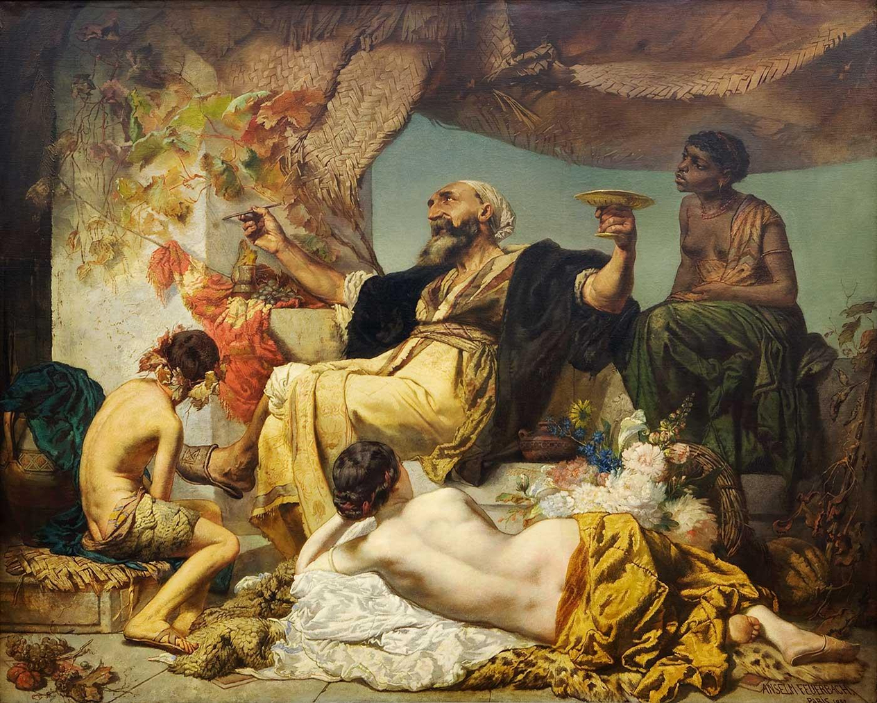 Hafis in Front of the Tavern by Anselm Feuerbach